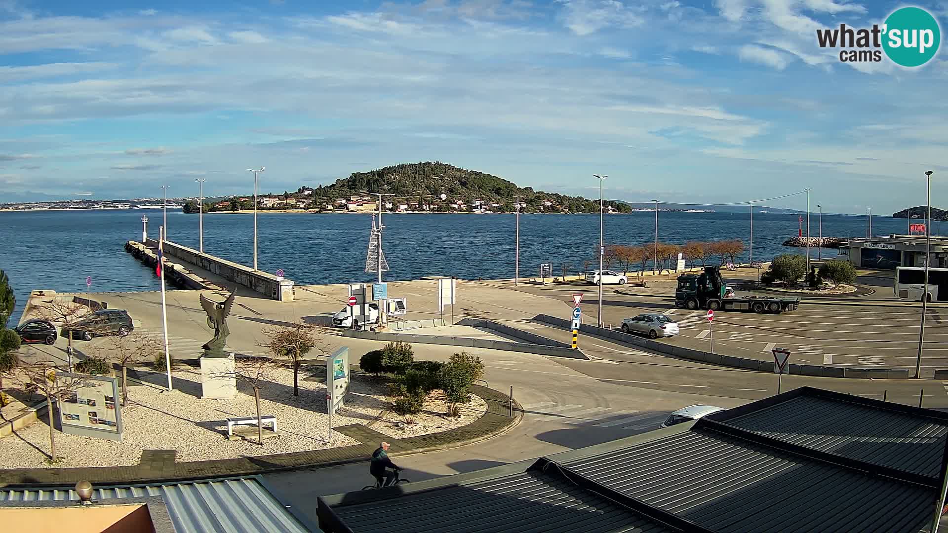 Webcam Ugliano – terminal traghetto da Preko a Zara