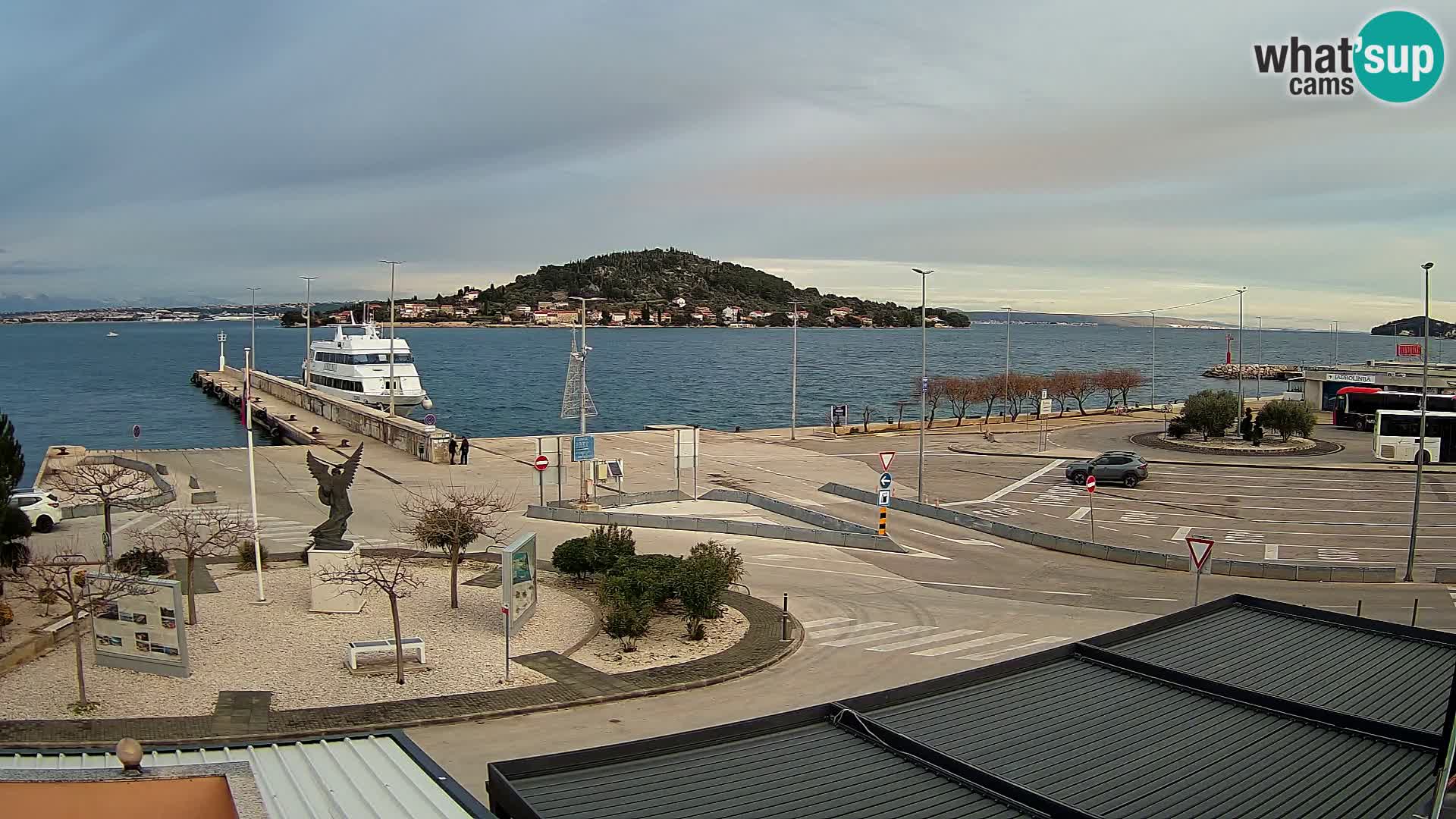 Webcam Ugliano – terminal traghetto da Preko a Zara