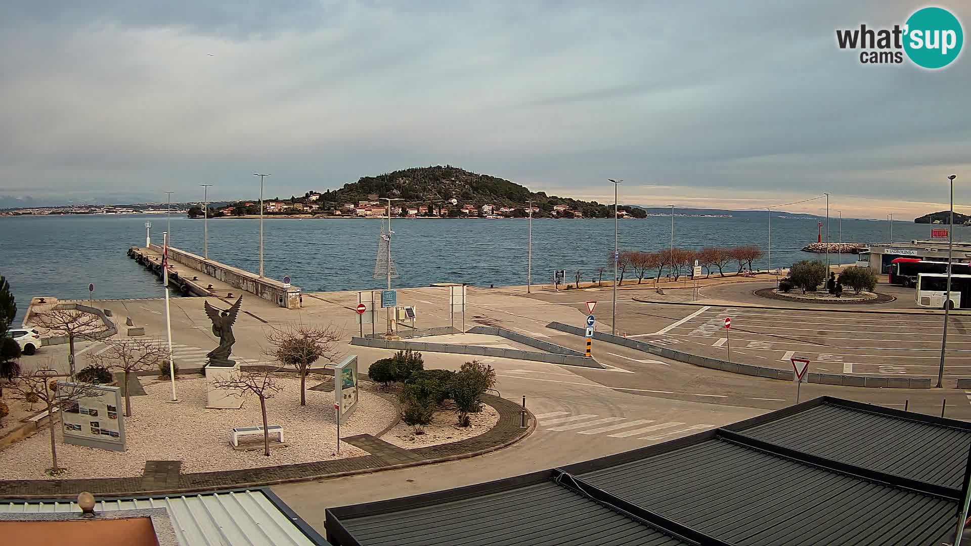 Spletna kamera Ugljan – trajekt Preko – Zadar