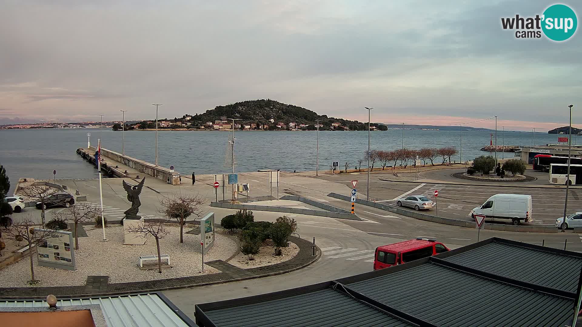 Web kamera Ugljan – Preko trajekt za Zadar