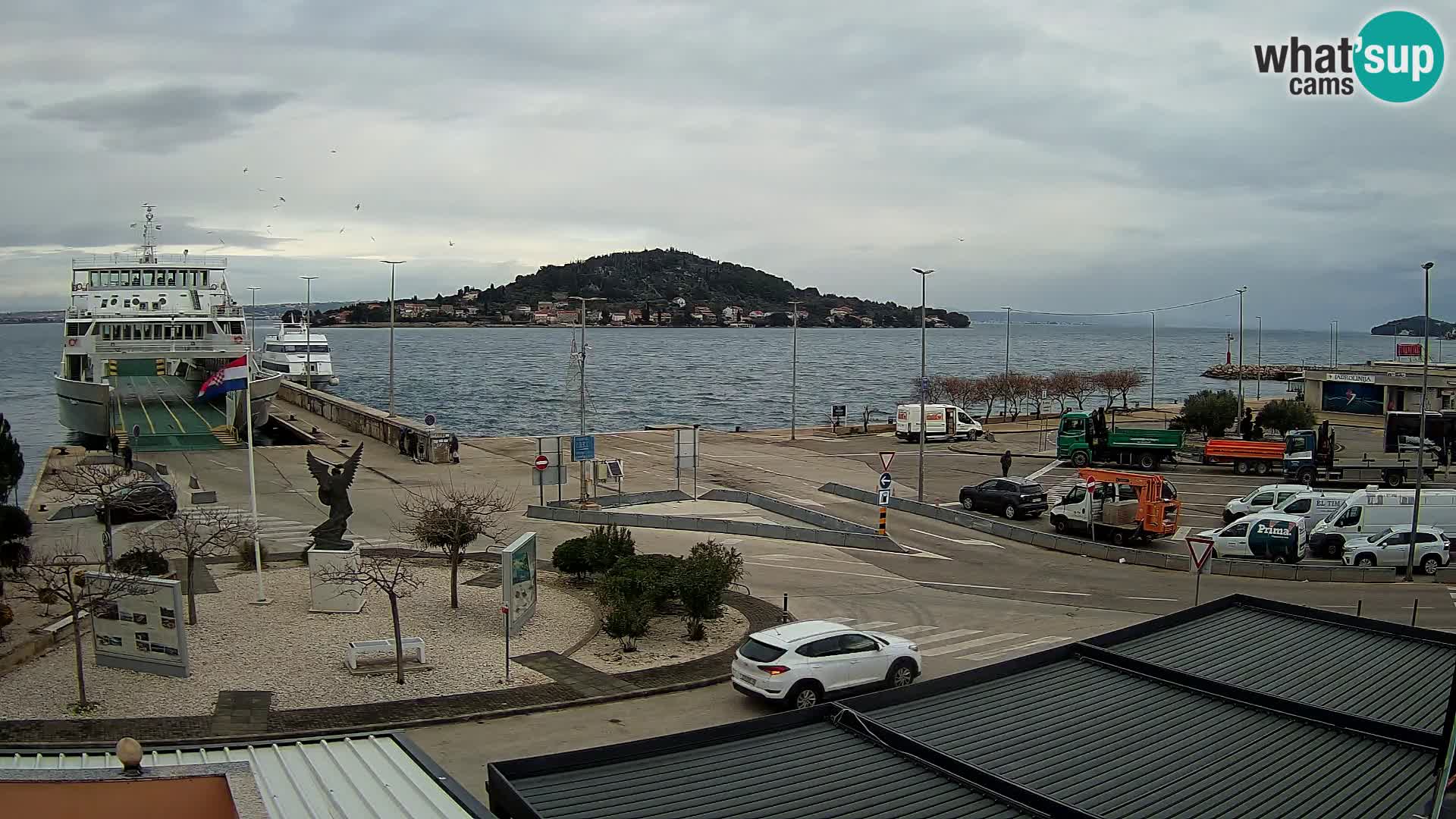 Web cam UGLJAN – Ferry de Preko à Zadar