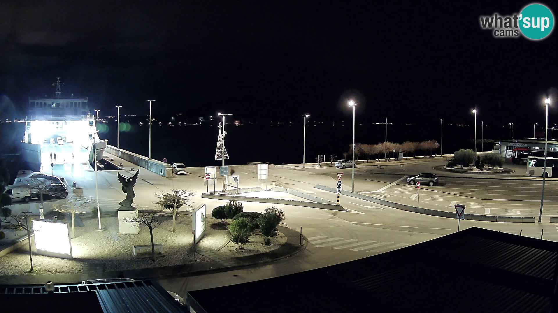 Webcam Ugliano – terminal traghetto da Preko a Zara