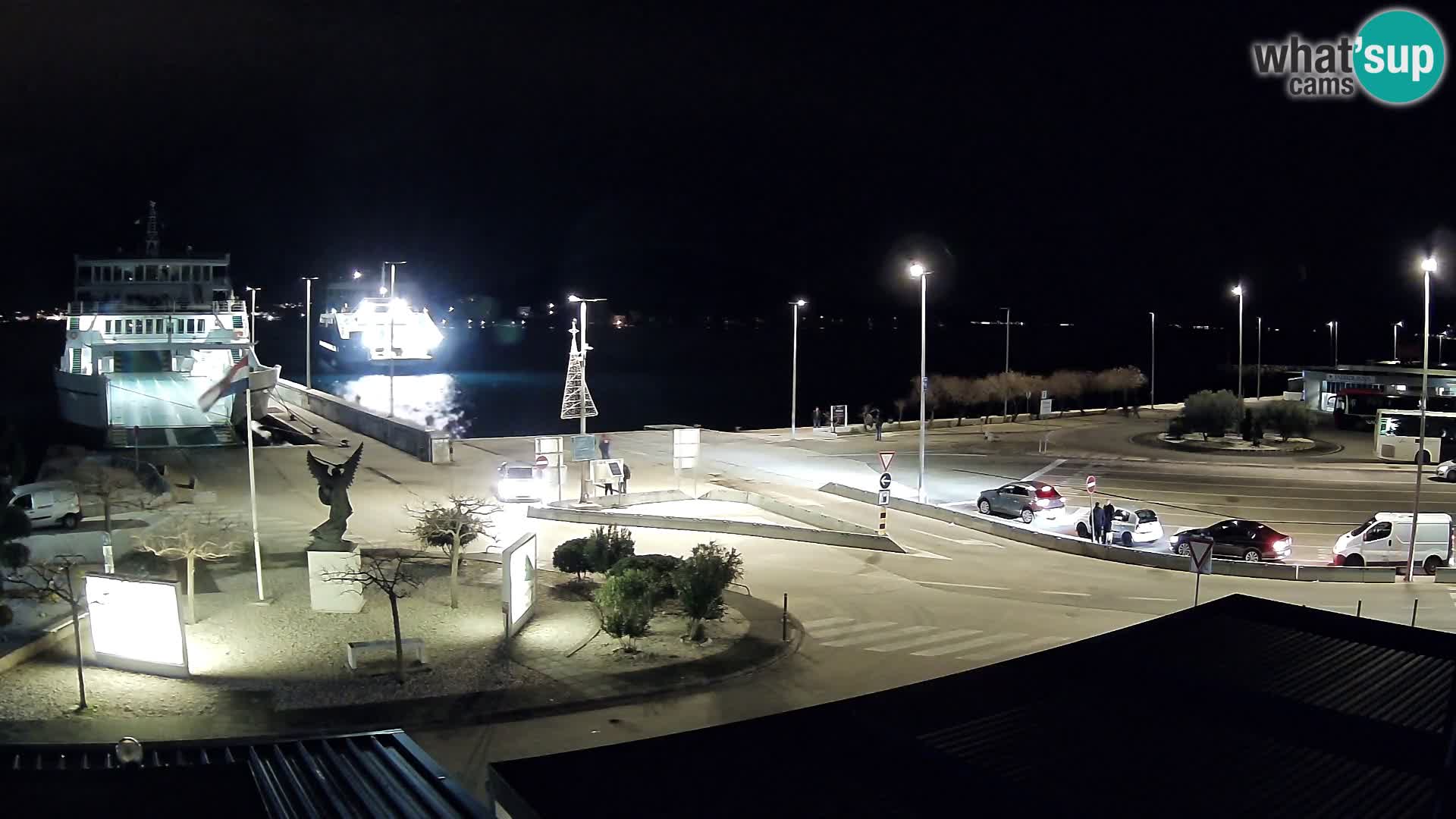 Webcam Ugliano – terminal traghetto da Preko a Zara