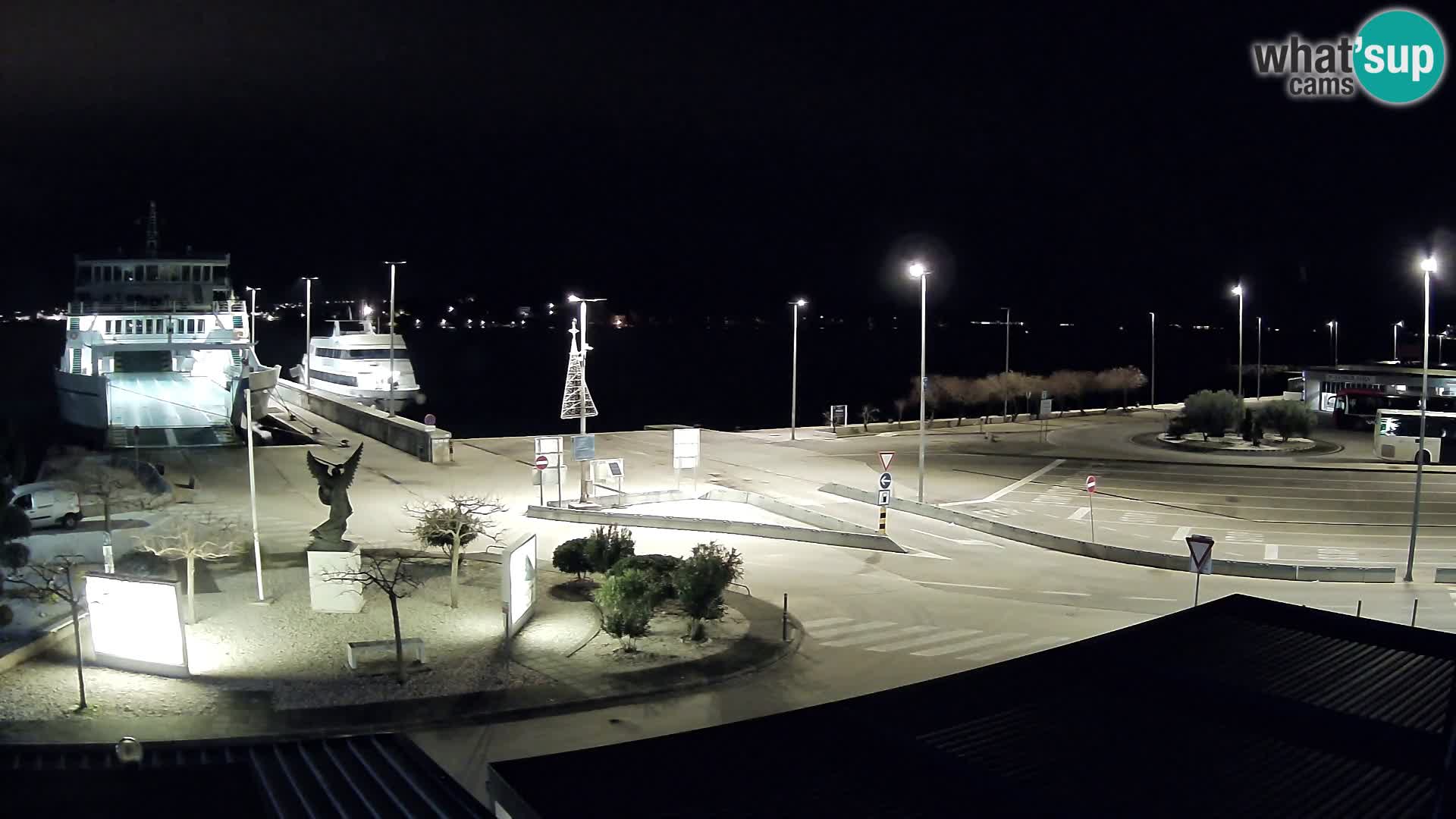 Webcam Ugliano – terminal traghetto da Preko a Zara