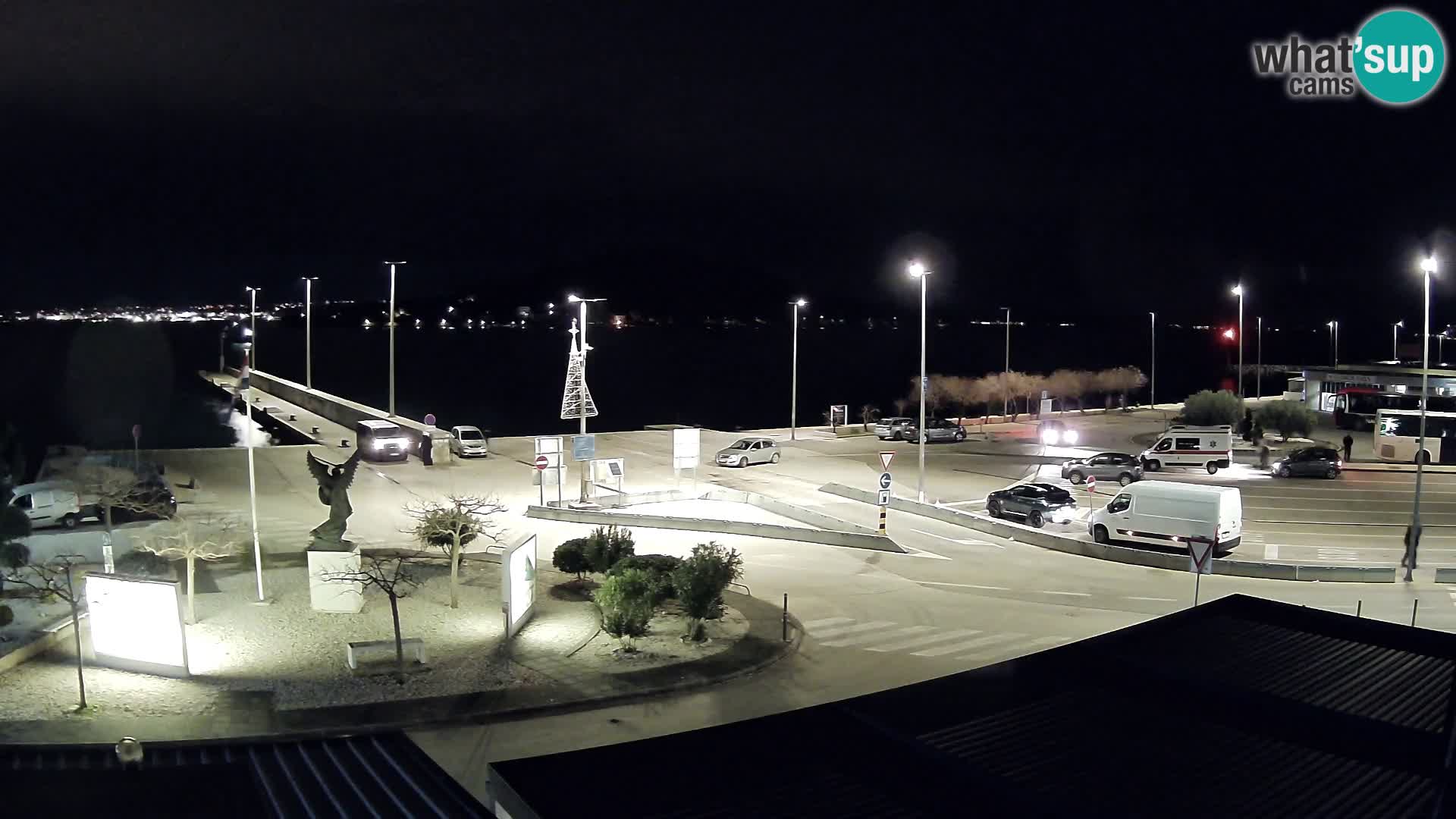 Webcam Ugliano – terminal traghetto da Preko a Zara