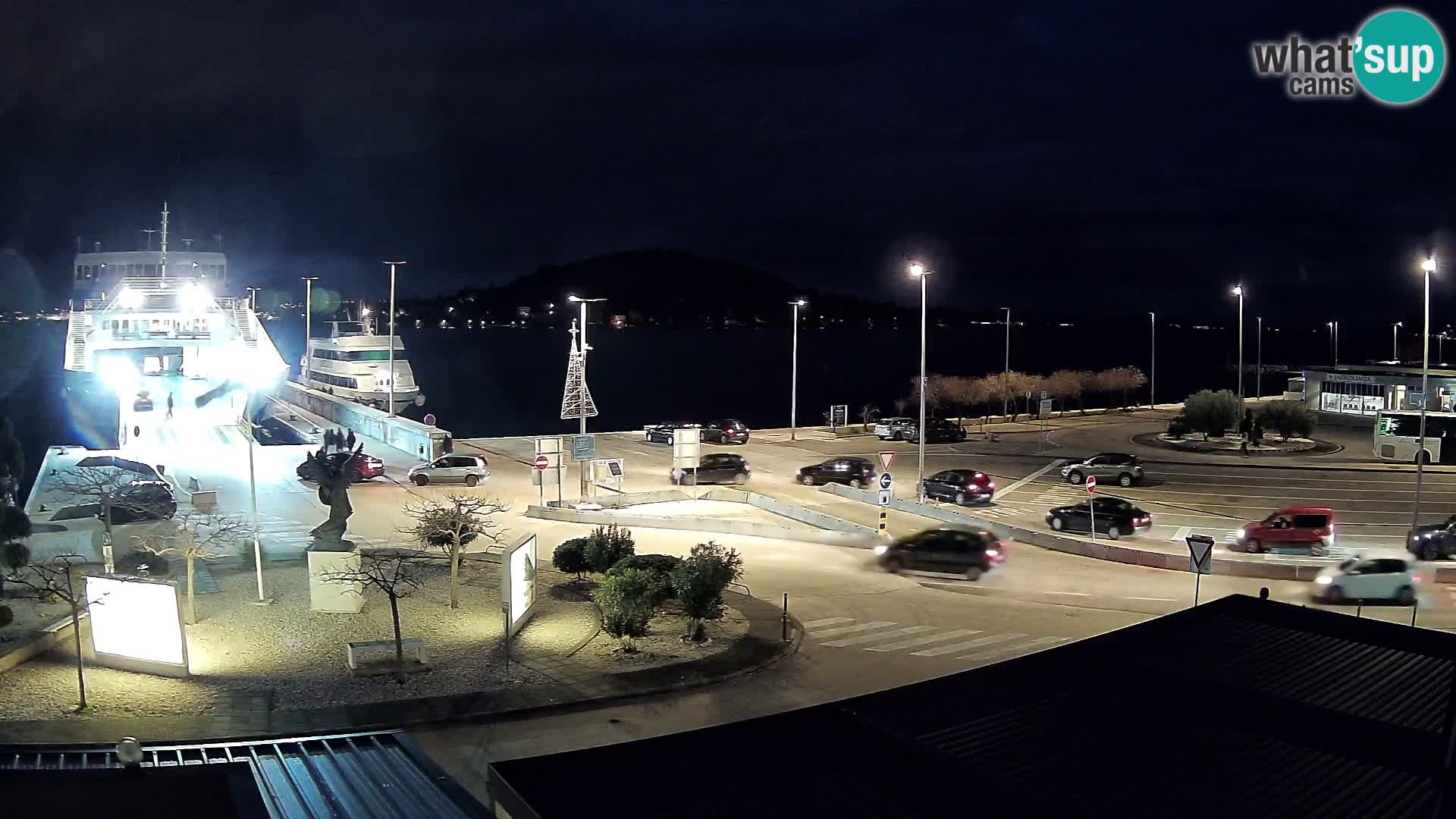 Spletna kamera Ugljan – trajekt Preko – Zadar