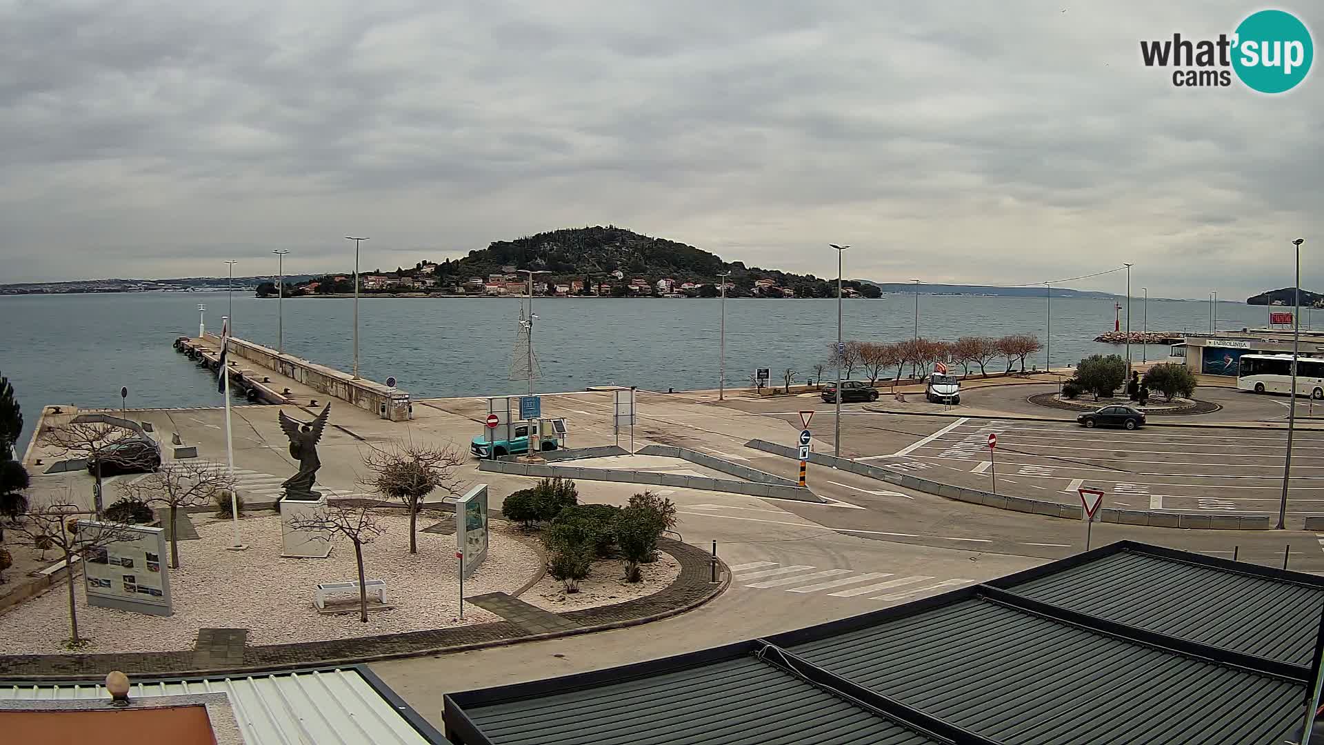 Webcam Ugliano – terminal traghetto da Preko a Zara