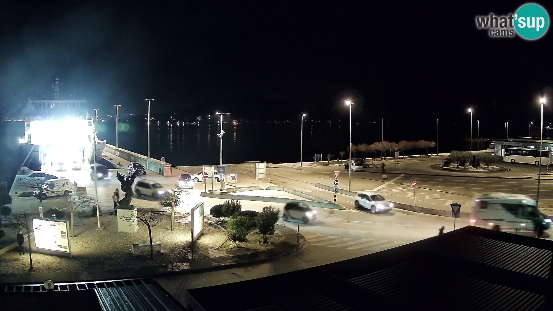 Spletna kamera Ugljan – trajekt Preko – Zadar