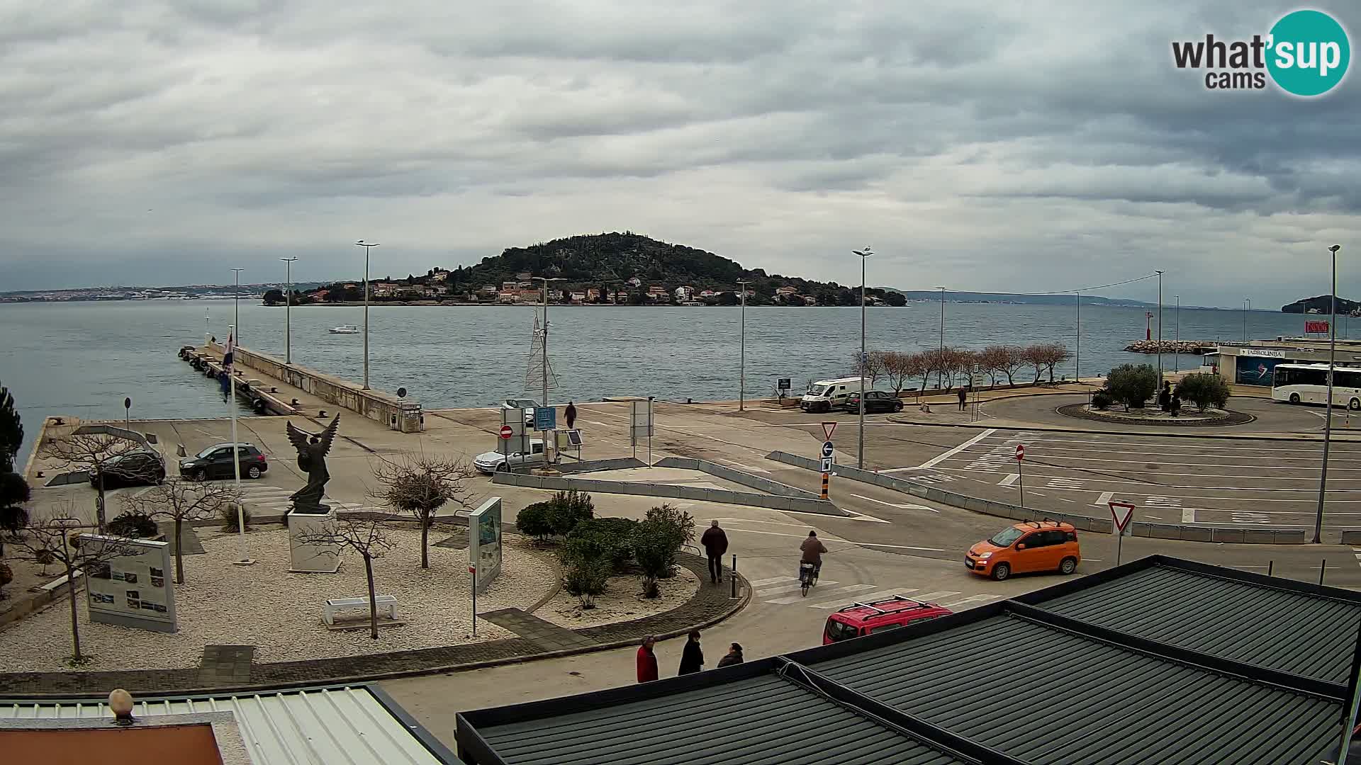 Web kamera Ugljan – Preko trajekt za Zadar