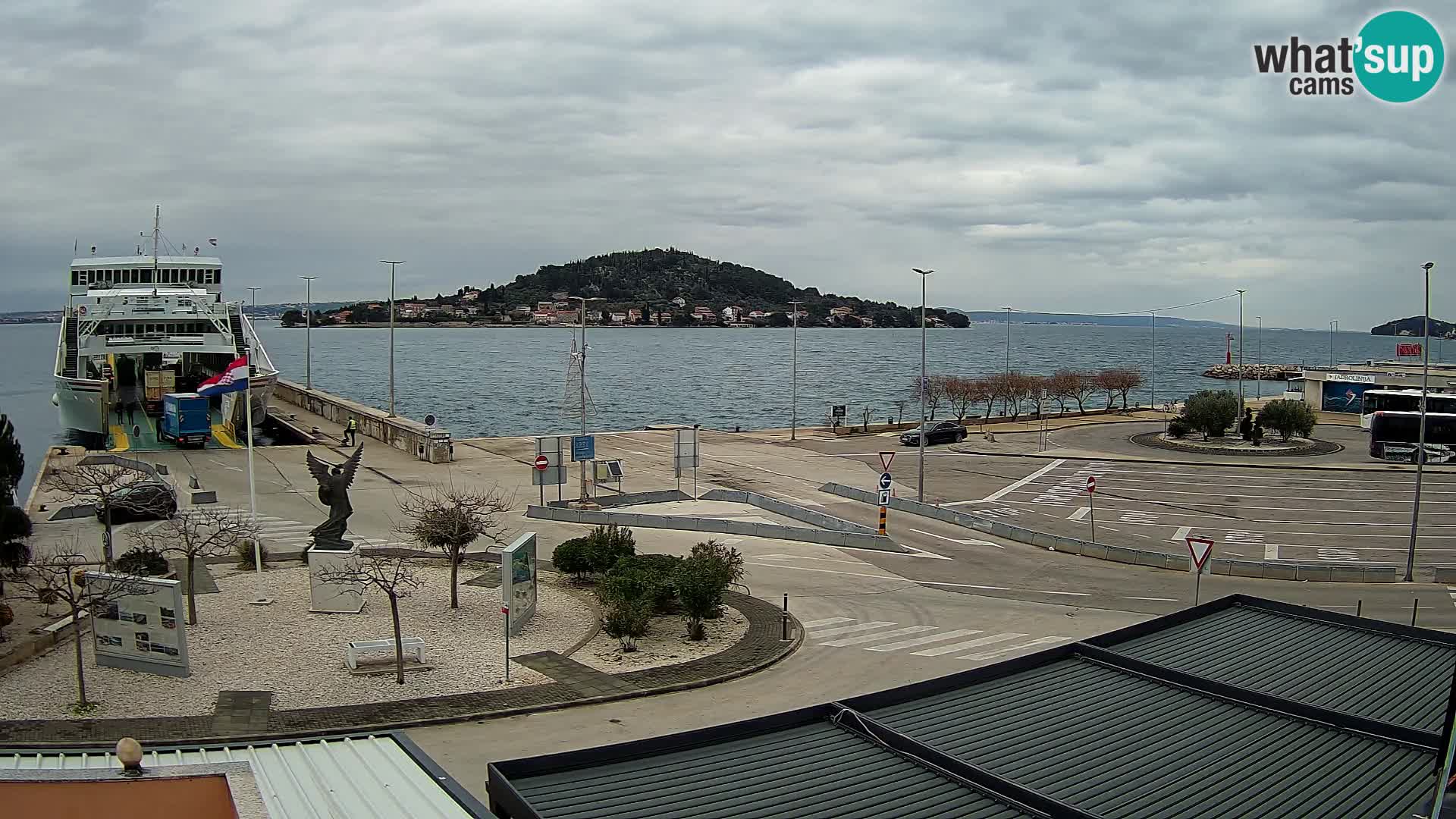 Webcam Ugljan – Preko Ferry to Zadar