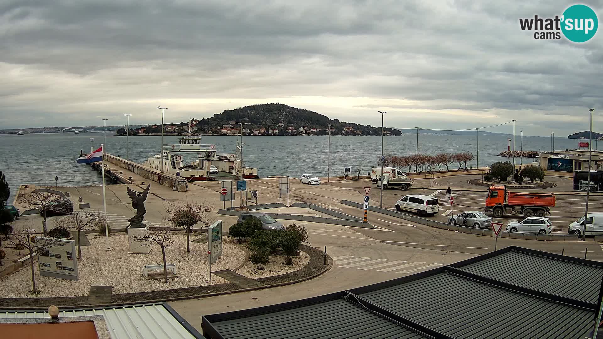 Webcam Ugljan – Preko Ferry to Zadar
