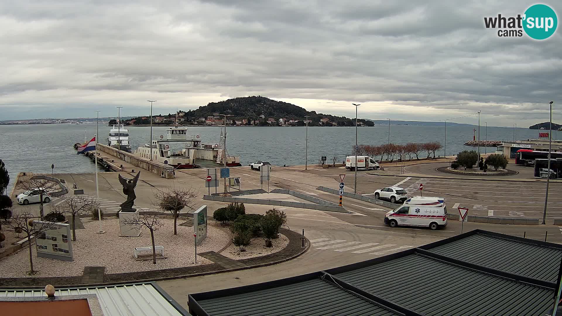 Webcam Ugljan – Preko Ferry to Zadar