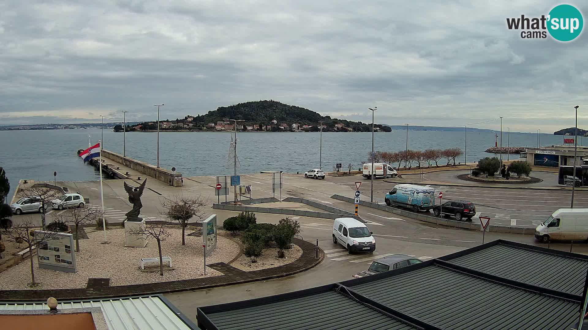 Web kamera Ugljan – Preko trajekt za Zadar