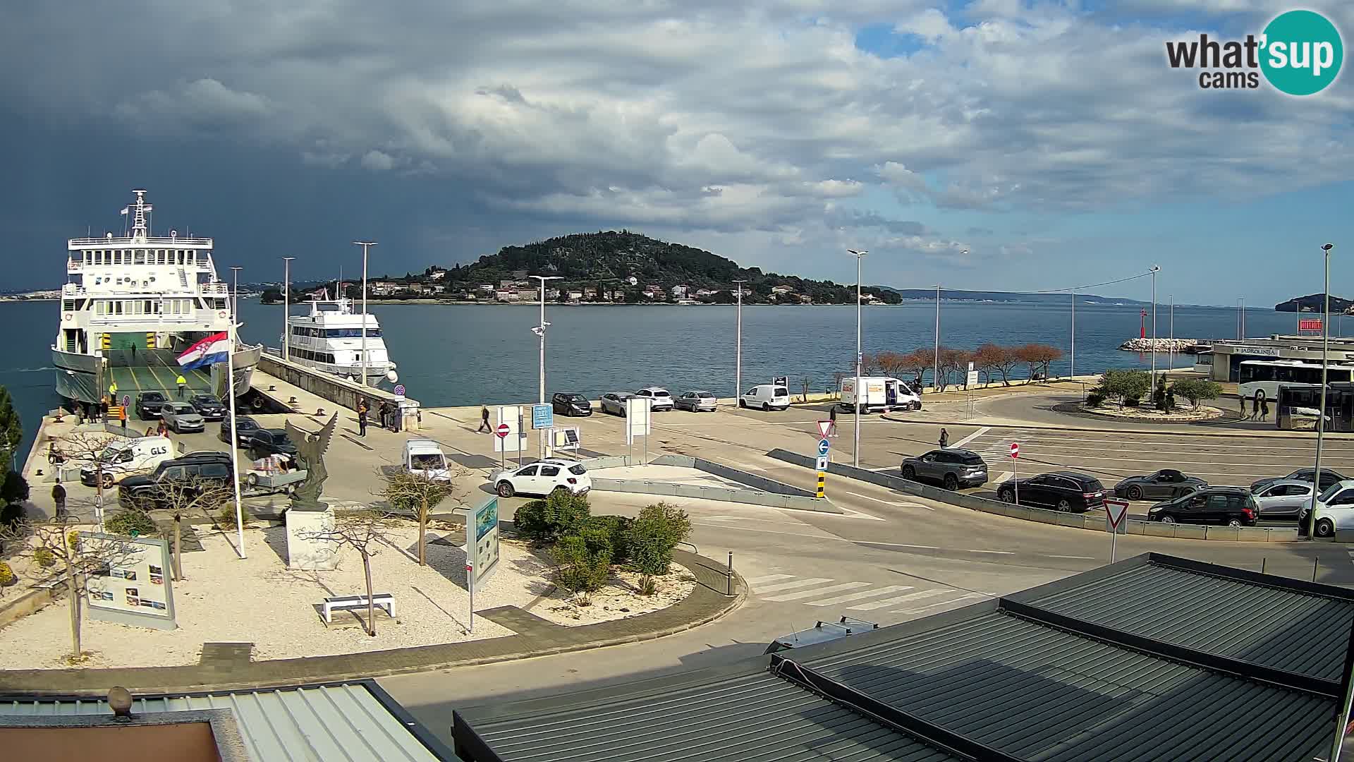 Web kamera Ugljan – Preko trajekt za Zadar