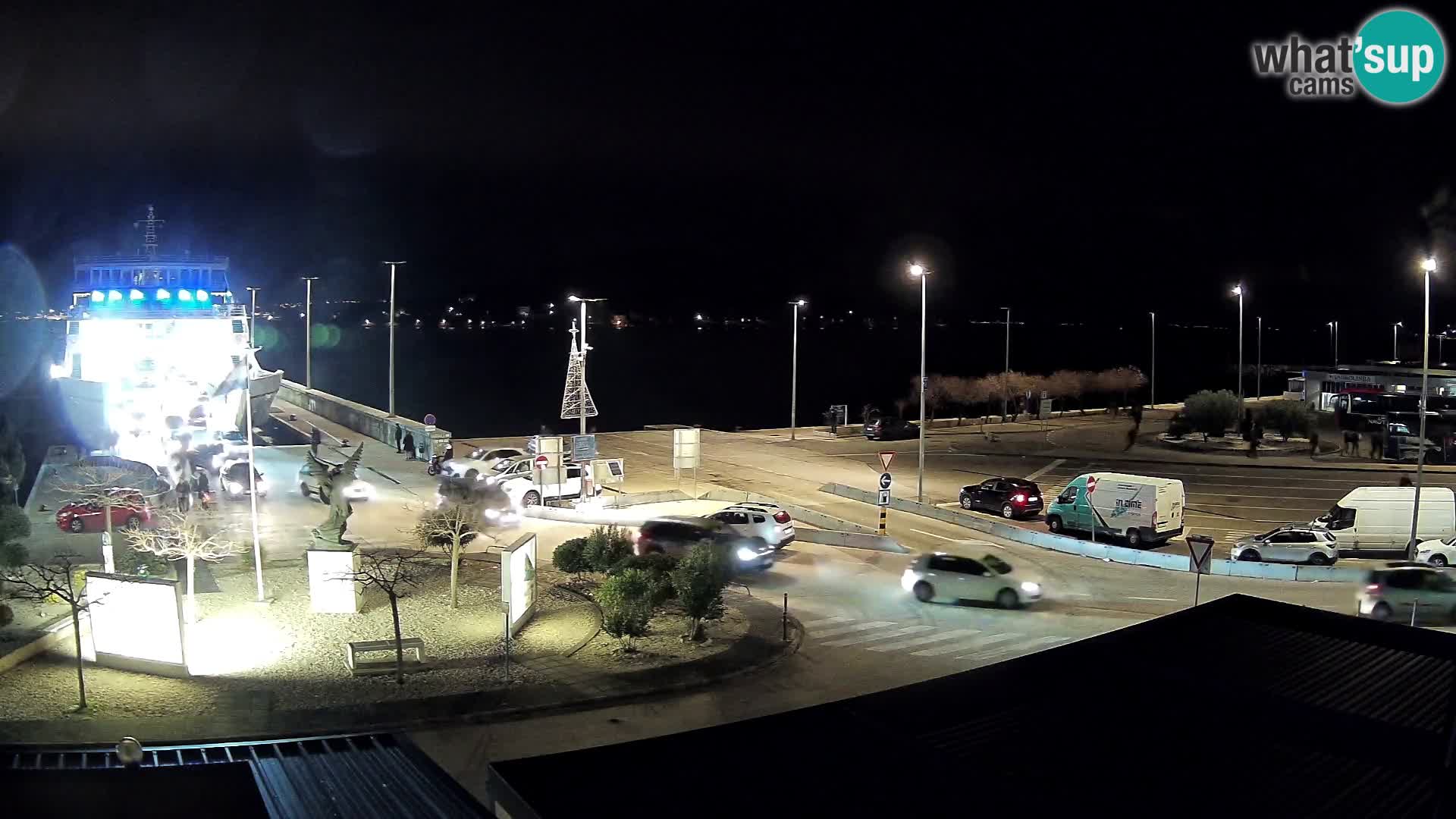 Web kamera Ugljan – Preko trajekt za Zadar