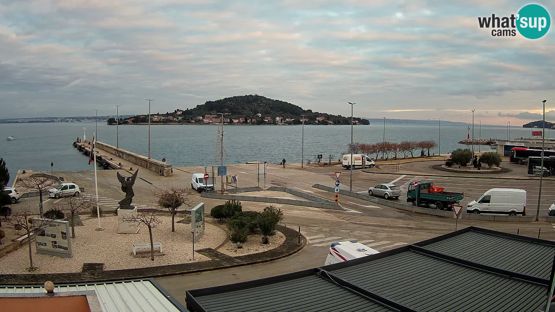 Webcam Ugliano – terminal traghetto da Preko a Zara