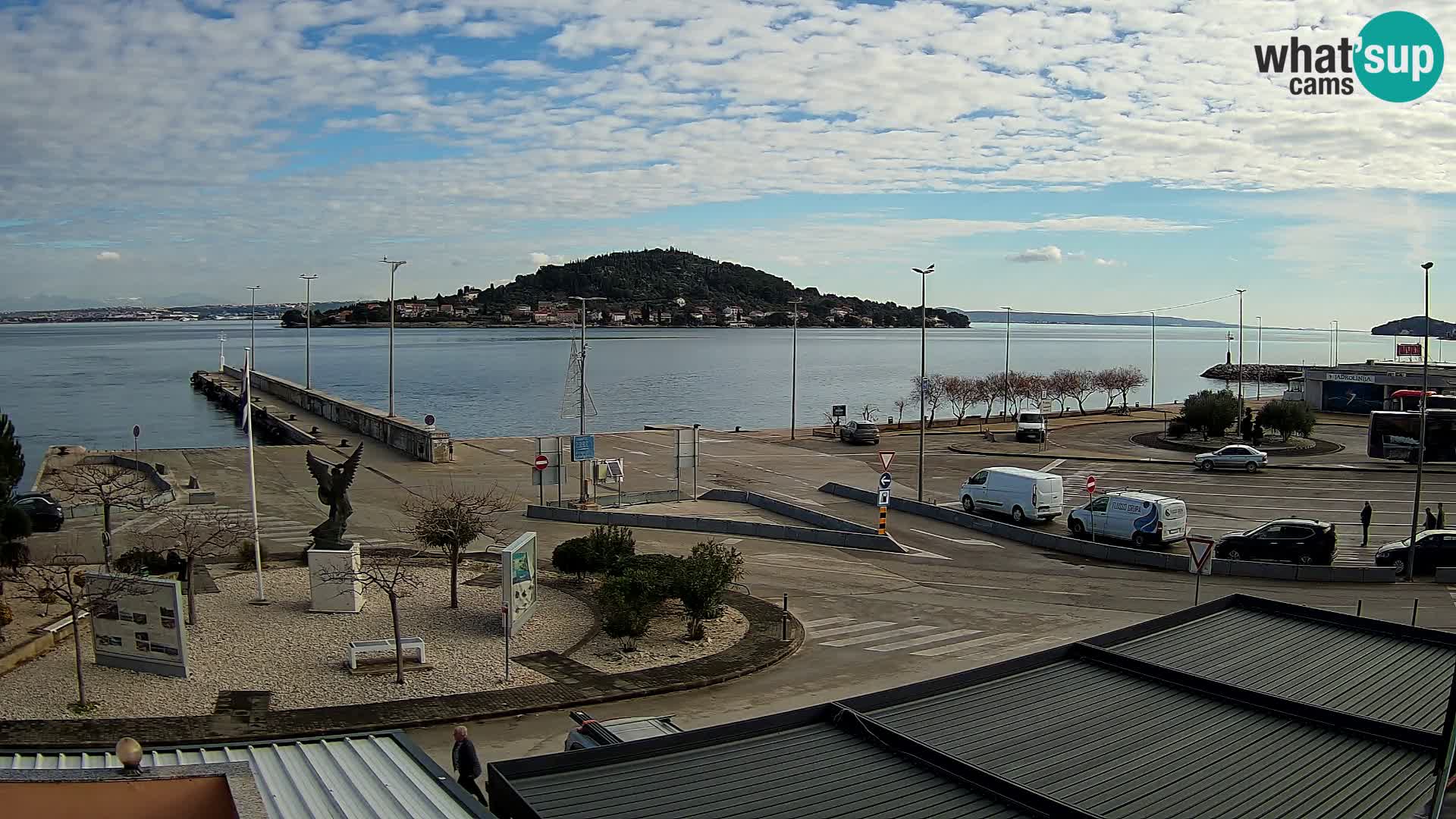 Spletna kamera Ugljan – trajekt Preko – Zadar