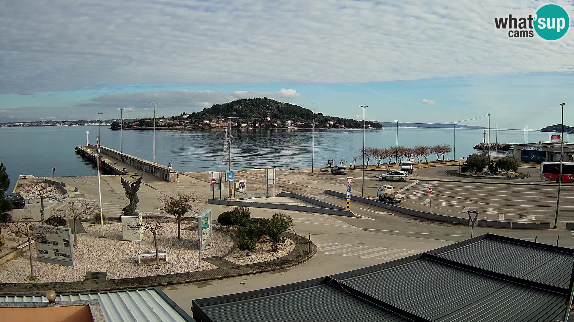 Spletna kamera Ugljan – trajekt Preko – Zadar