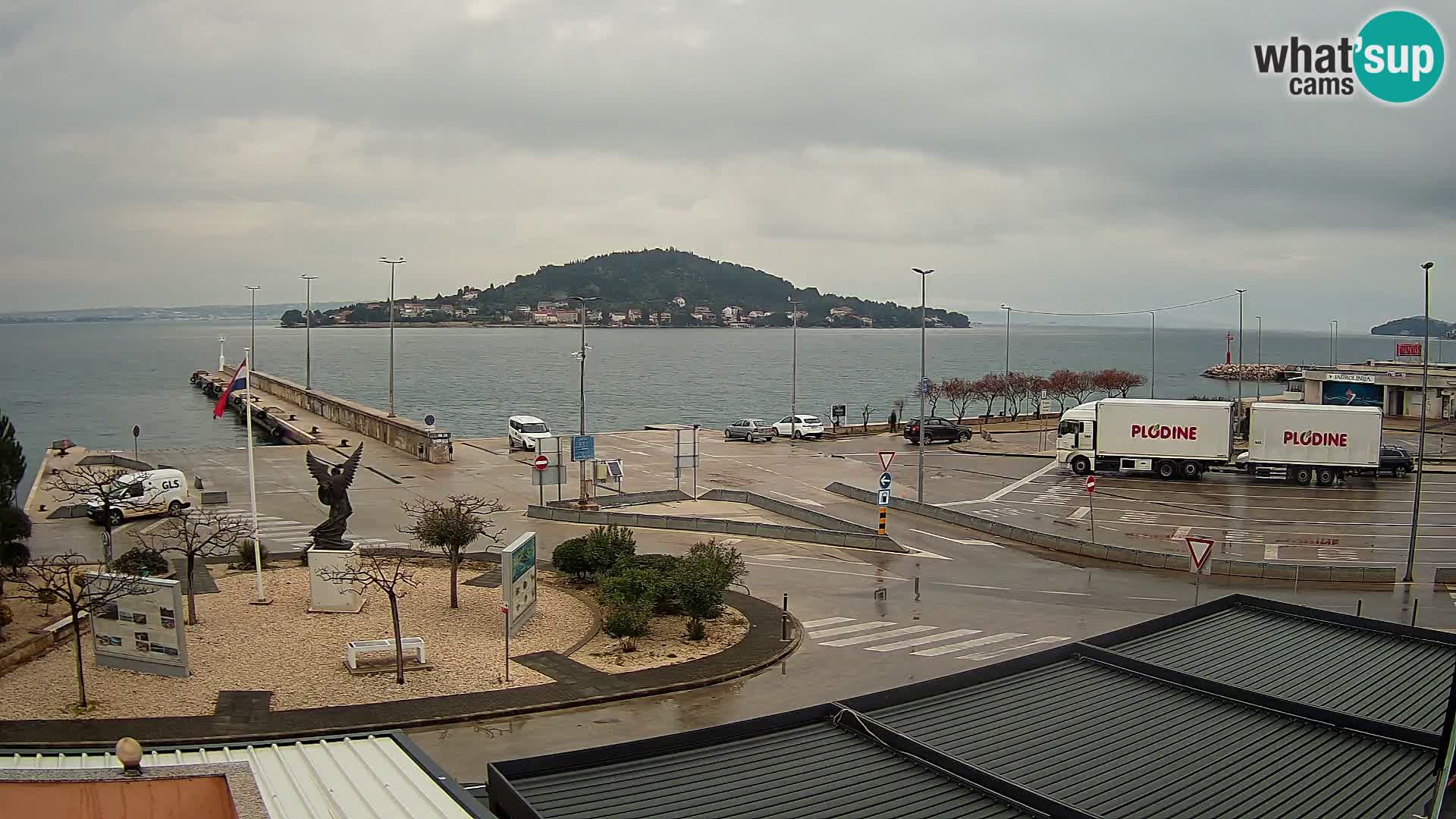 Webcam Ugljan – Preko Ferry to Zadar