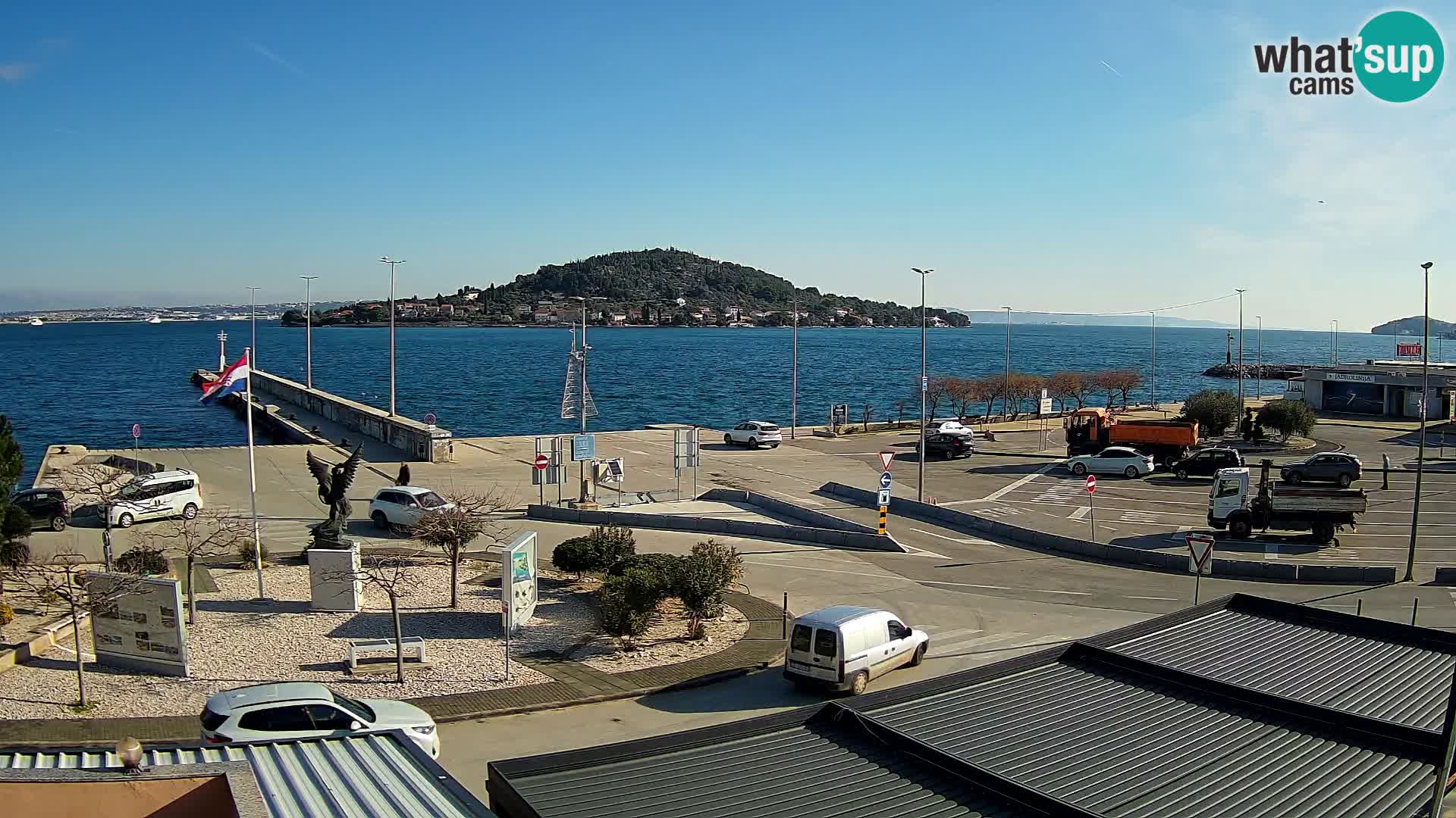 Webcam Ugljan – Preko Ferry to Zadar
