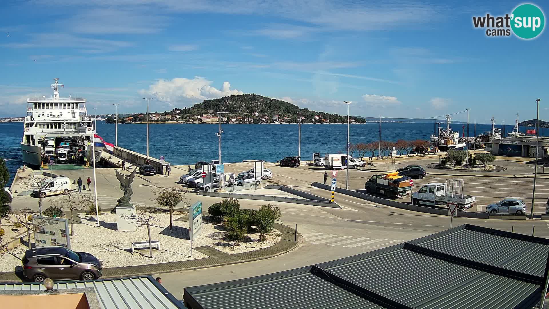 Webcam Ugljan – Preko Ferry to Zadar