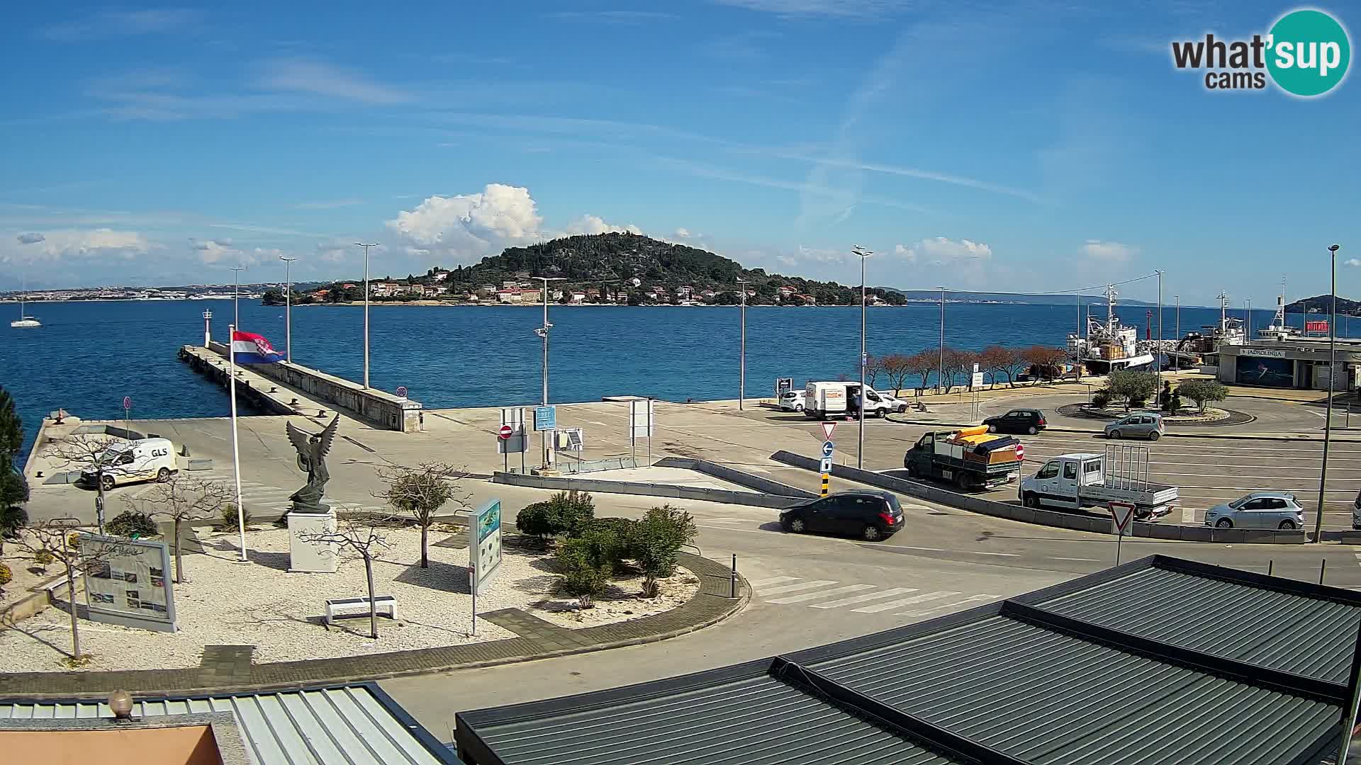 Webcam Ugljan – Preko Ferry to Zadar