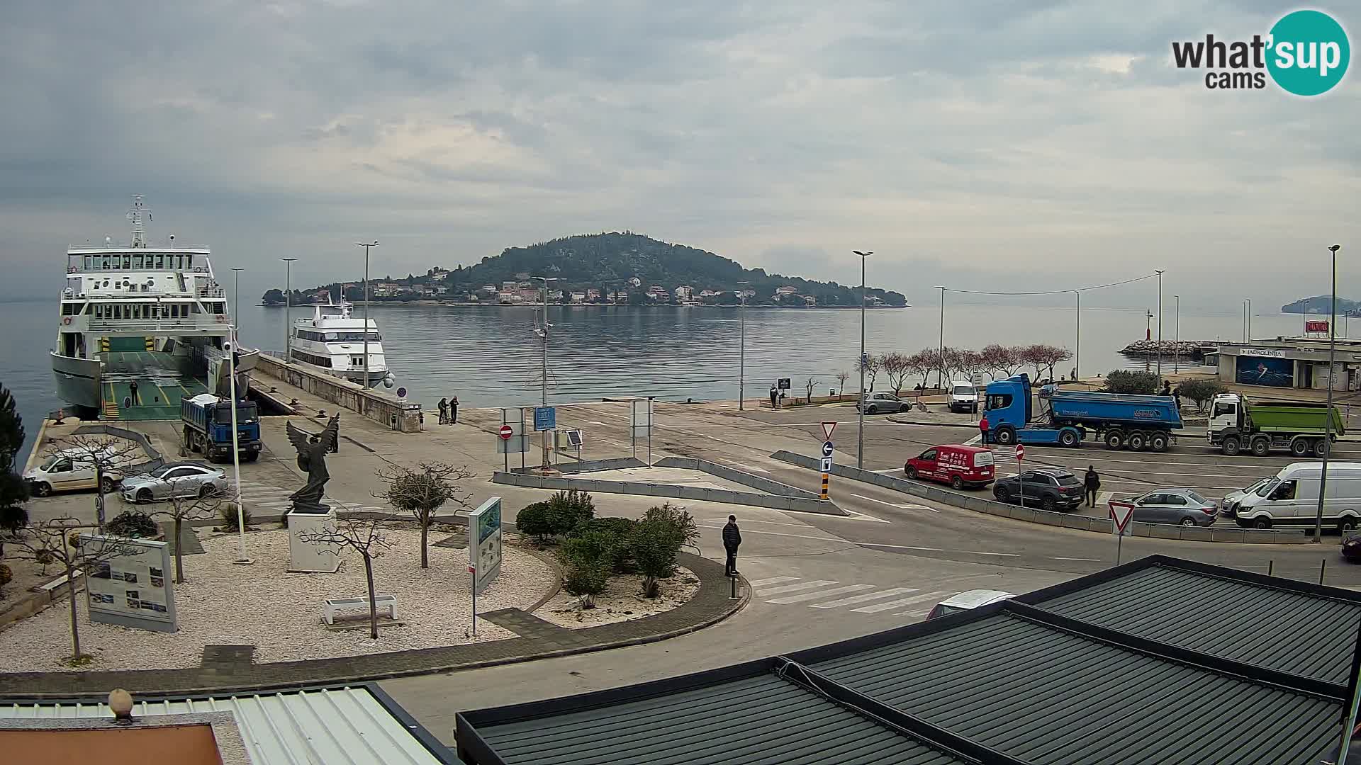 Webcam Ugliano – terminal traghetto da Preko a Zara