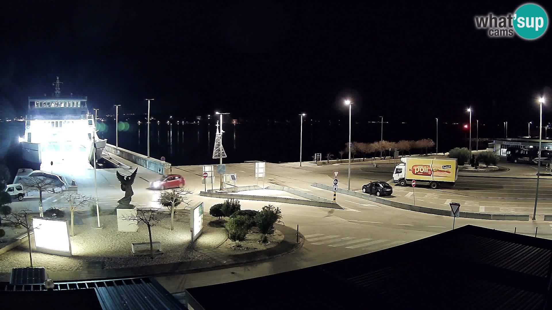 Webcam Ugliano – terminal traghetto da Preko a Zara
