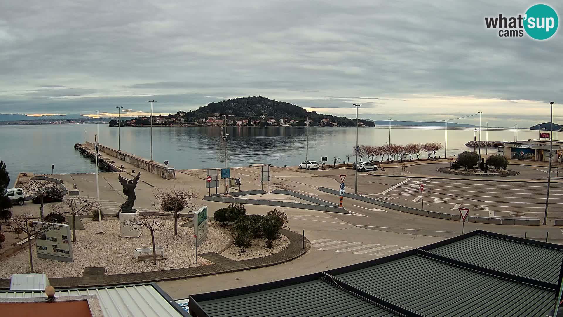 Web kamera Ugljan – Preko trajekt za Zadar