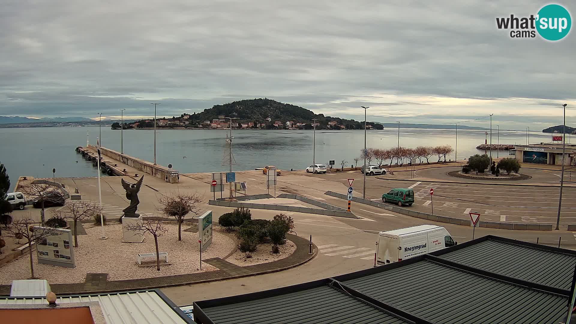 Webcam Ugliano – terminal traghetto da Preko a Zara