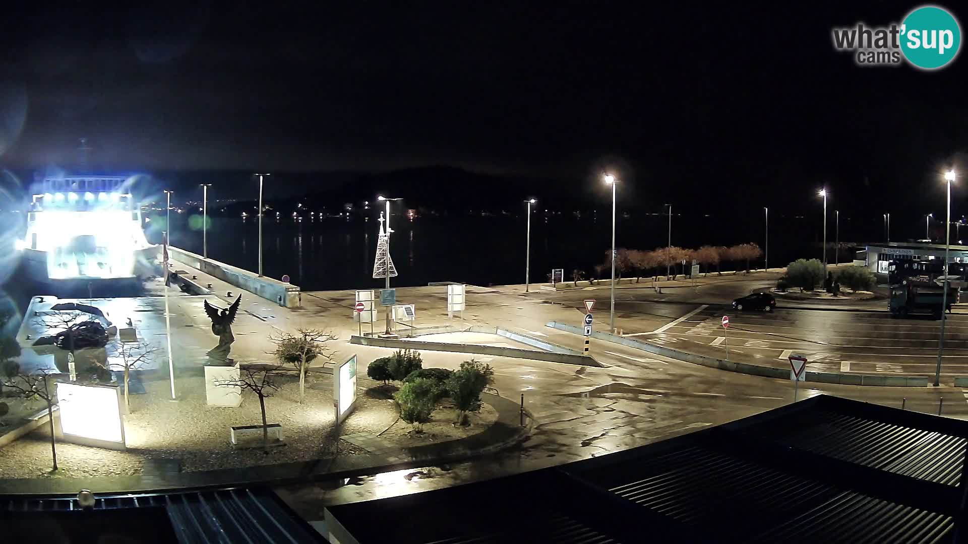 Webcam Ugliano – terminal traghetto da Preko a Zara