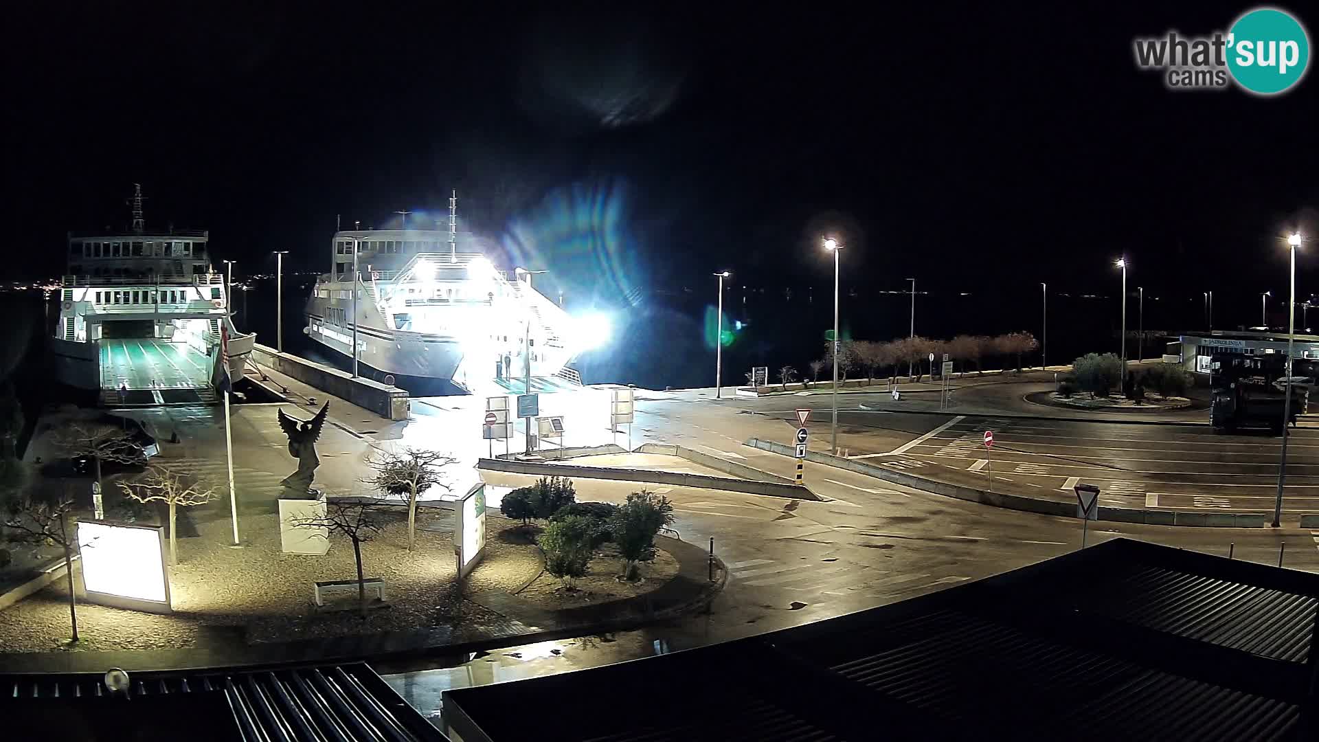 Webcam Ugliano – terminal traghetto da Preko a Zara