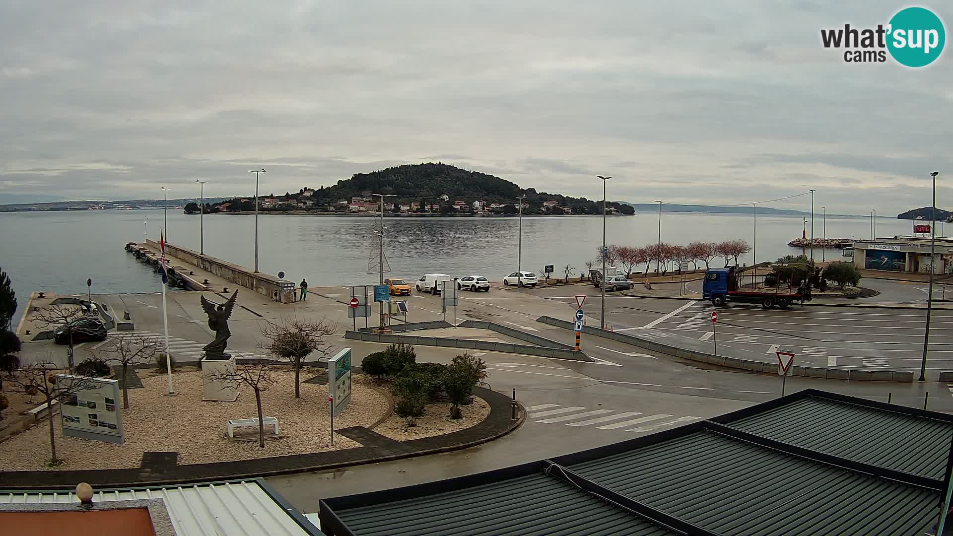 Webcam Ugliano – terminal traghetto da Preko a Zara