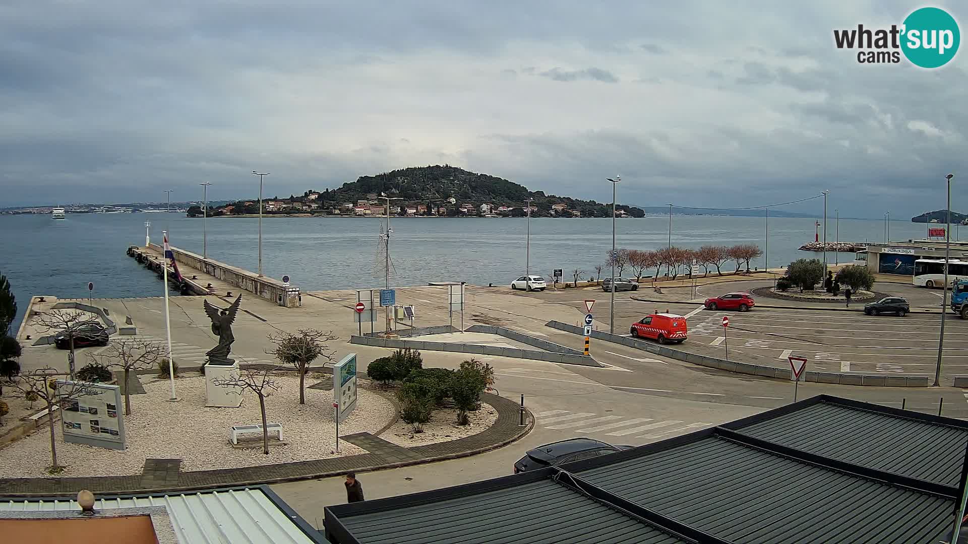 Spletna kamera Ugljan – trajekt Preko – Zadar