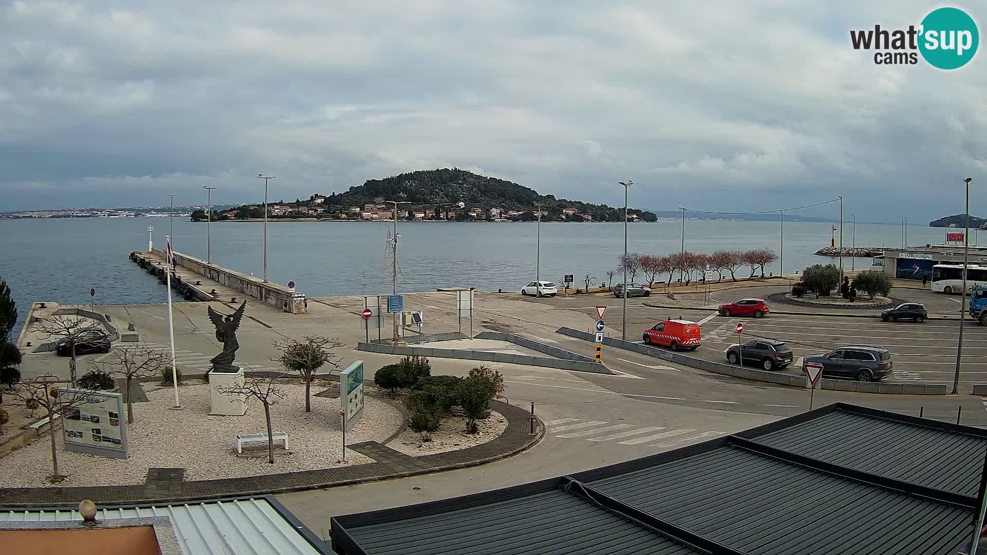 Spletna kamera Ugljan – trajekt Preko – Zadar