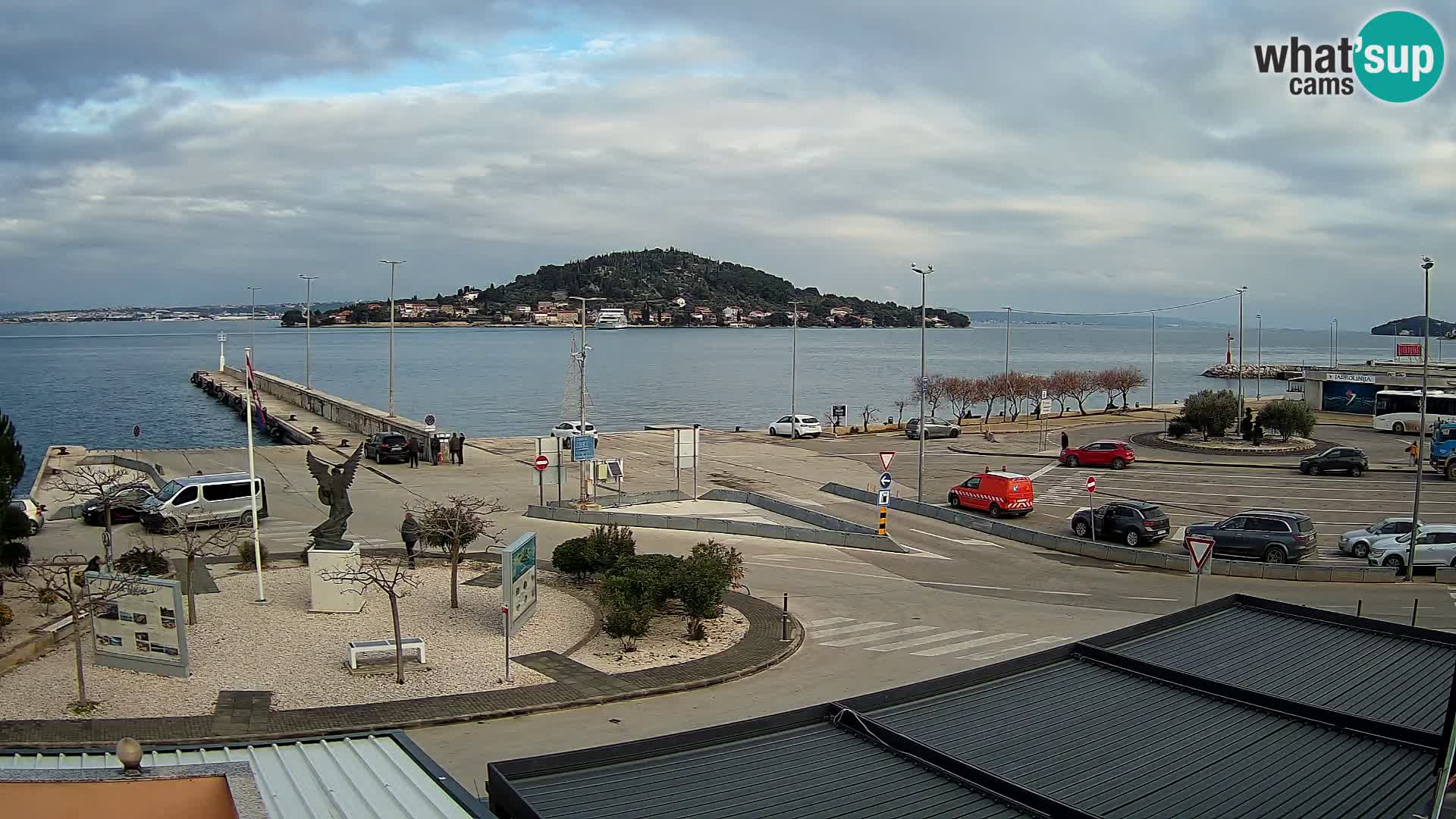 Spletna kamera Ugljan – trajekt Preko – Zadar