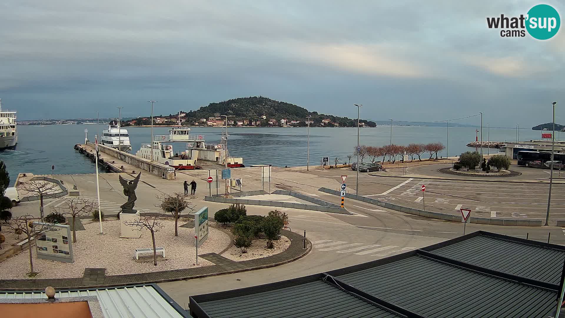 Spletna kamera Ugljan – trajekt Preko – Zadar