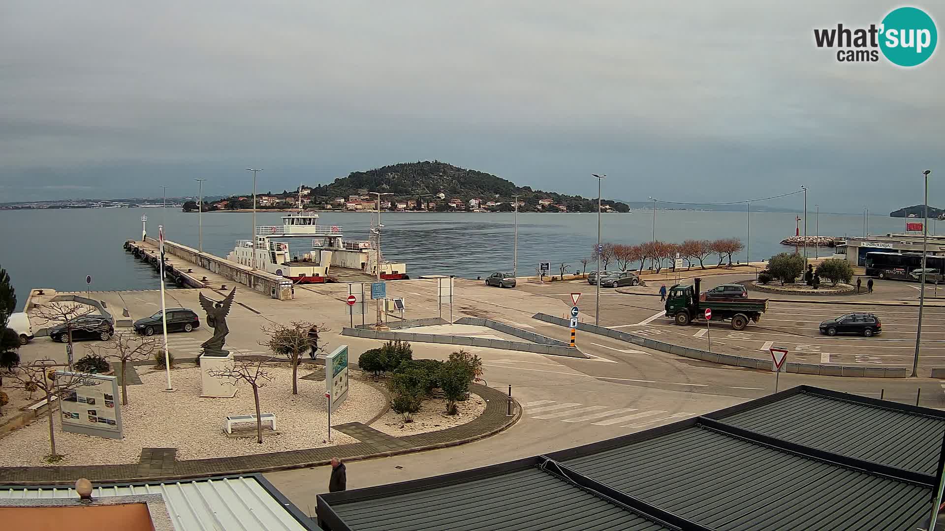 Web kamera Ugljan – Preko trajekt za Zadar