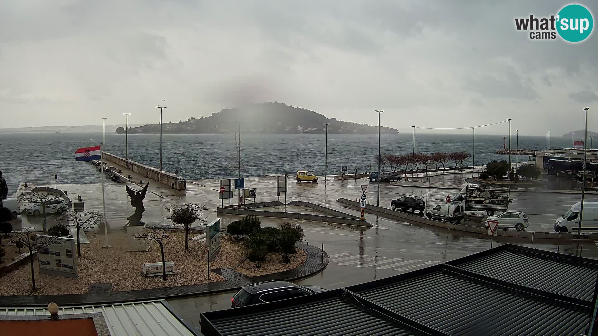 Webcam Ugliano – terminal traghetto da Preko a Zara