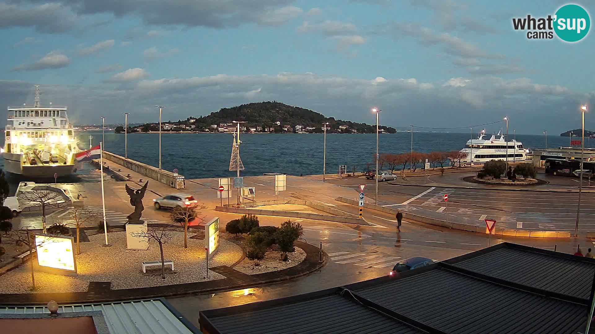 Spletna kamera Ugljan – trajekt Preko – Zadar