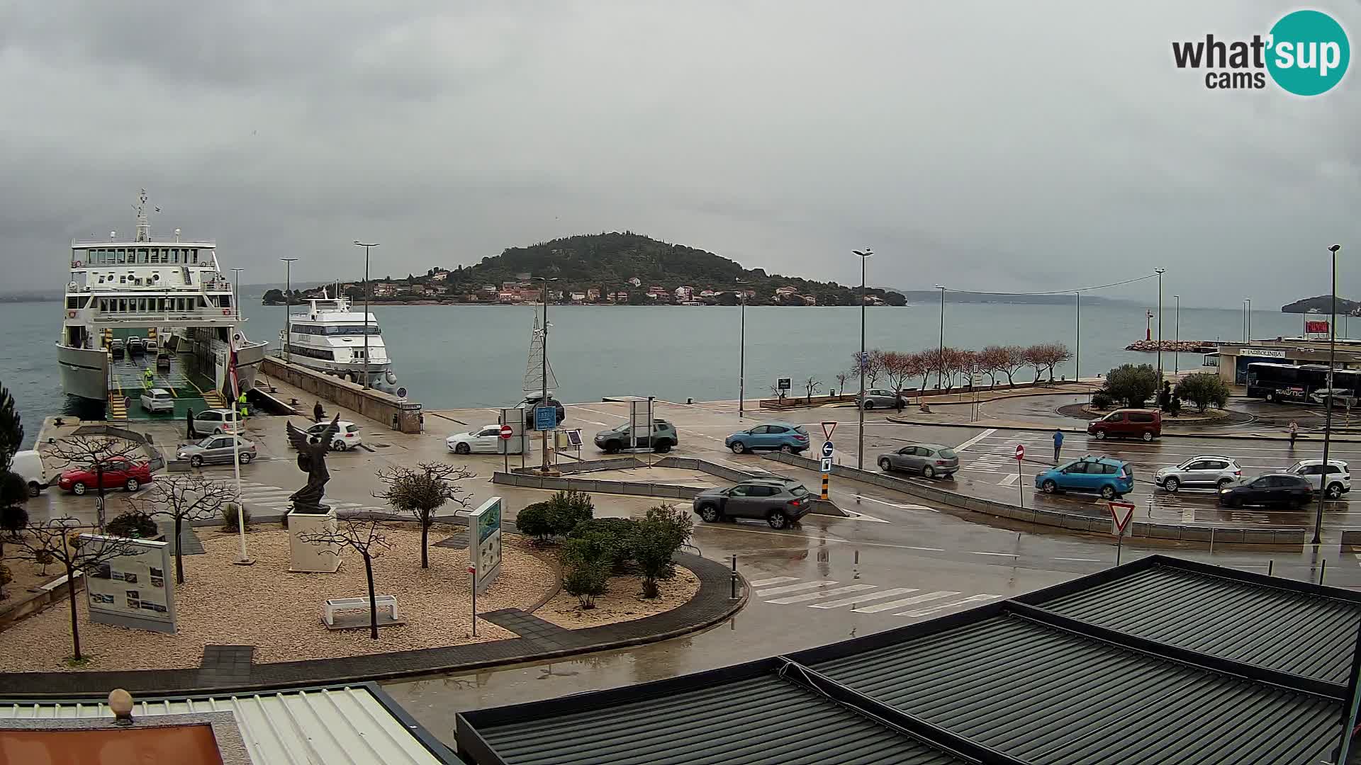 Spletna kamera Ugljan – trajekt Preko – Zadar