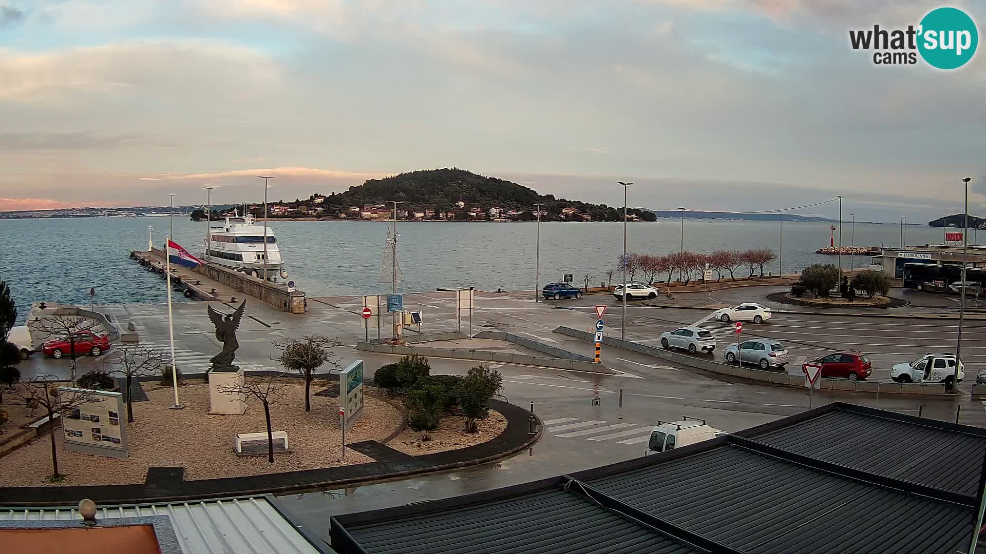 Web kamera Ugljan – Preko trajekt za Zadar