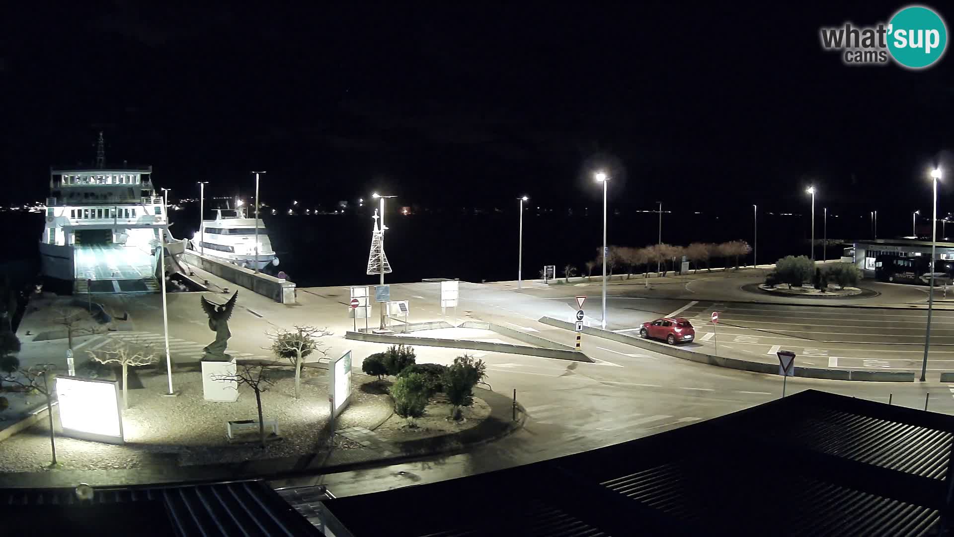 Web kamera Ugljan – Preko trajekt za Zadar