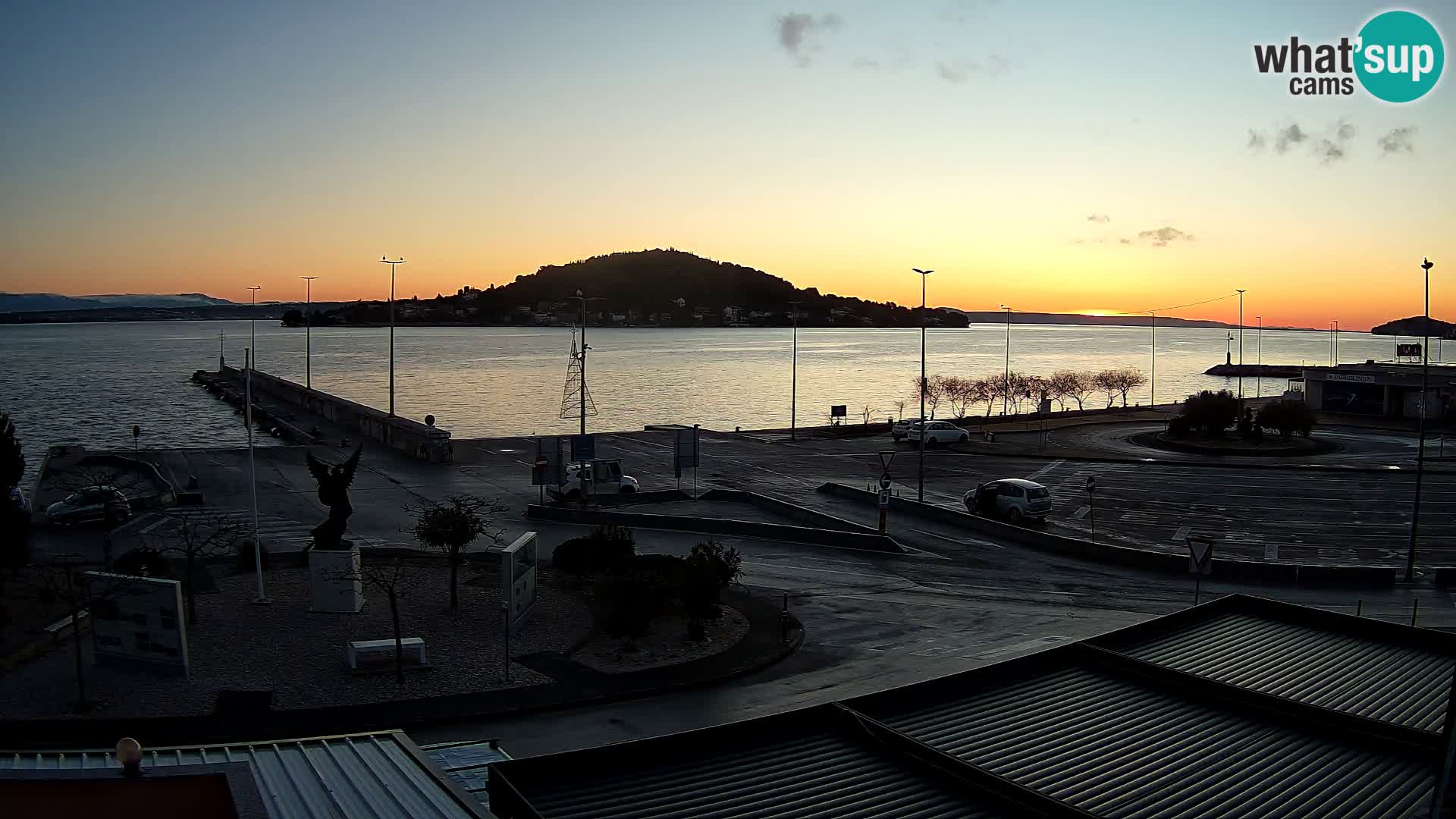 Web kamera Ugljan – Preko trajekt za Zadar