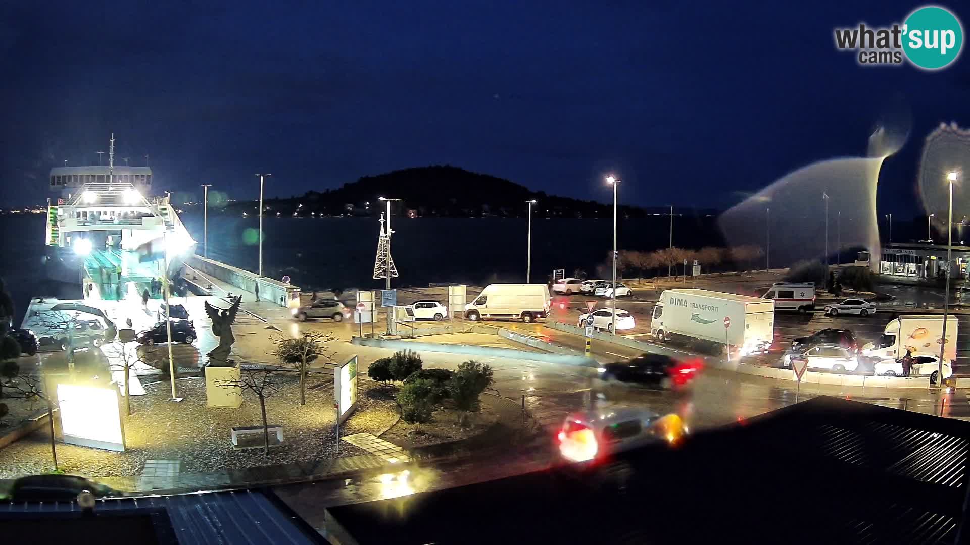 Webcam Ugljan – Preko Ferry to Zadar