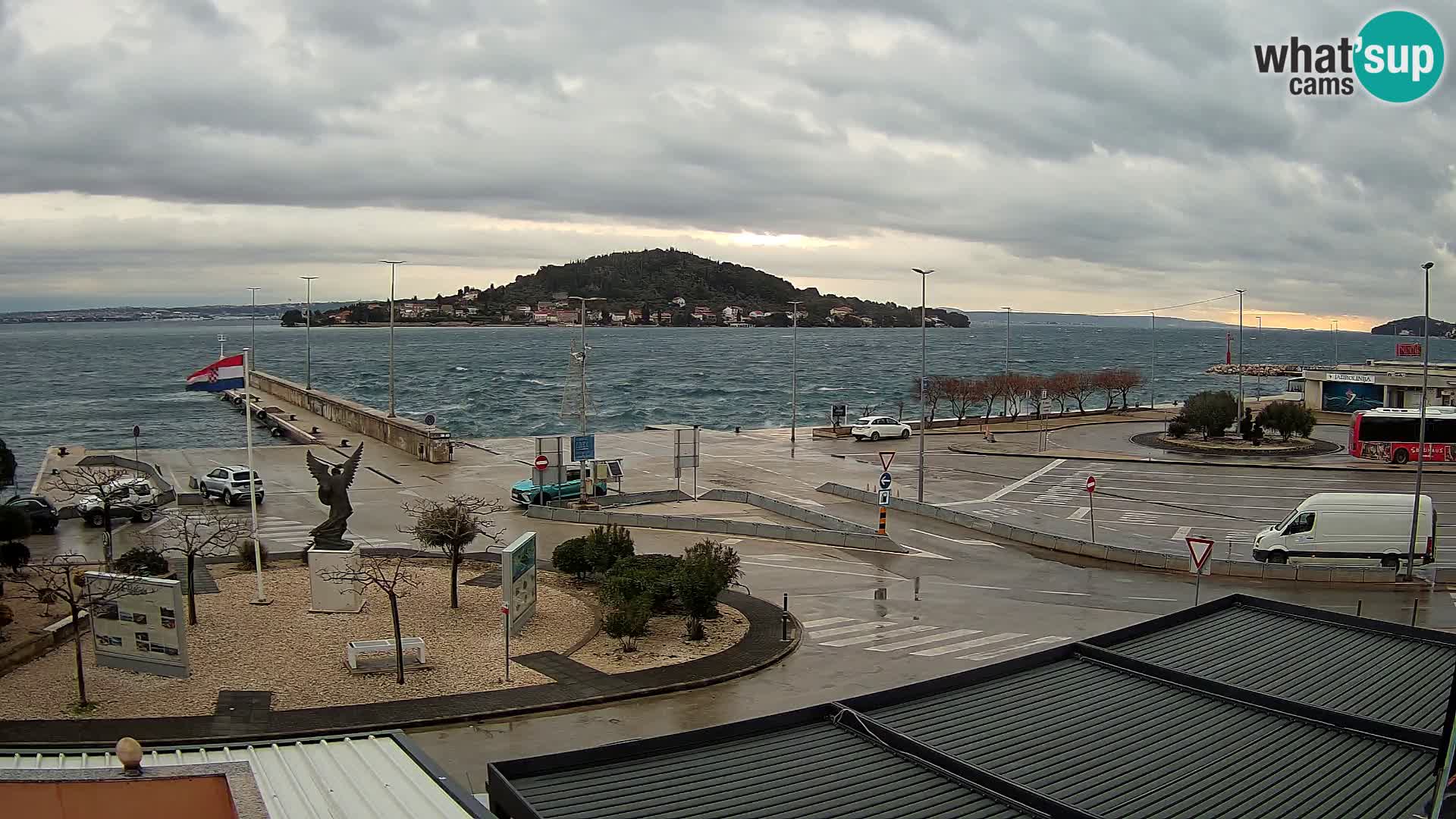 Webcam Ugljan – Preko Ferry to Zadar