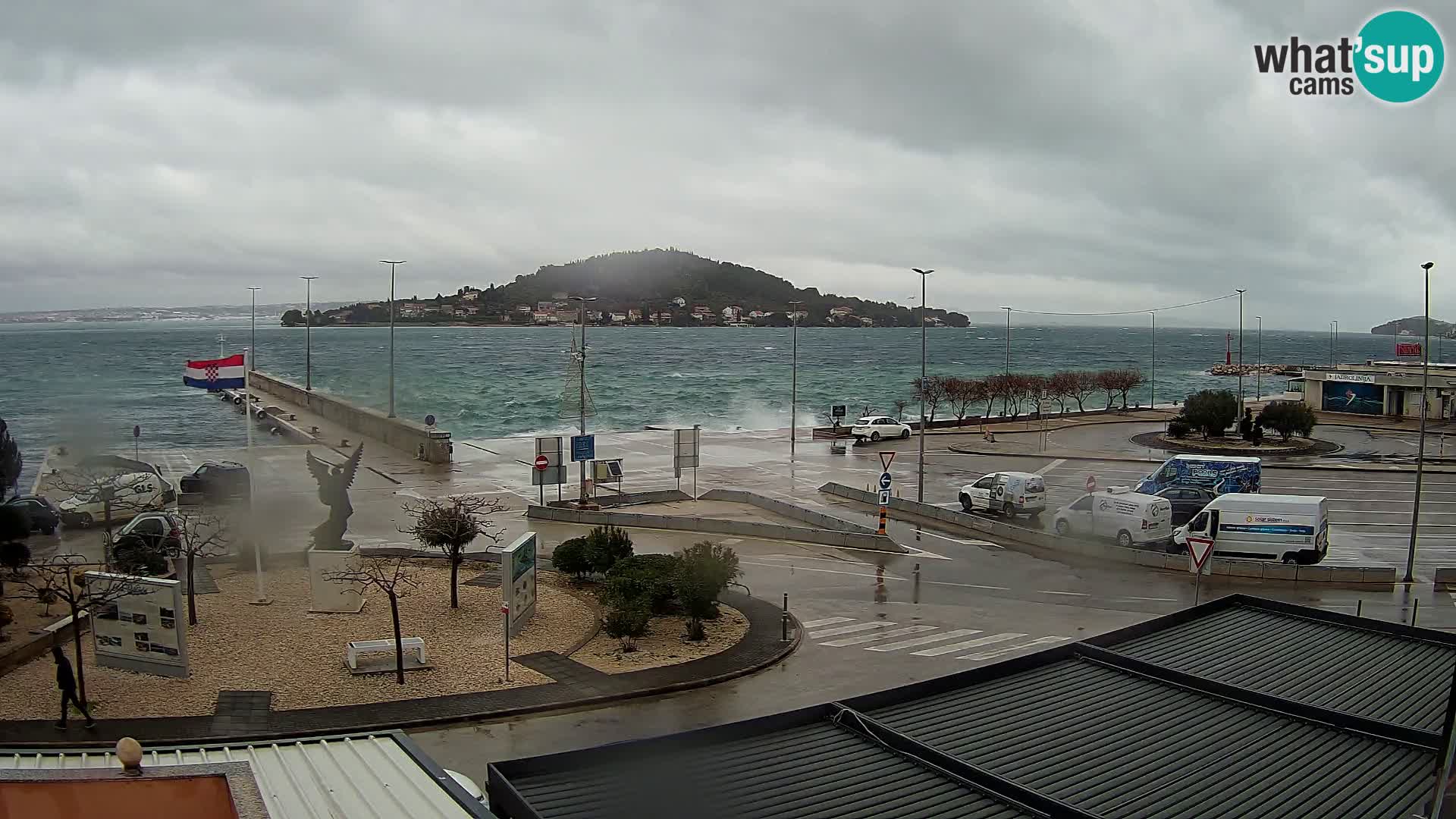 Webcam Ugliano – terminal traghetto da Preko a Zara