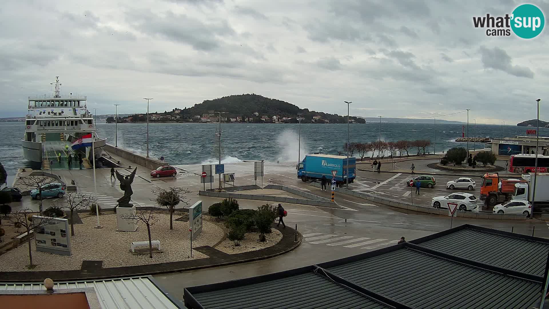 Webcam Ugljan – Preko Ferry to Zadar