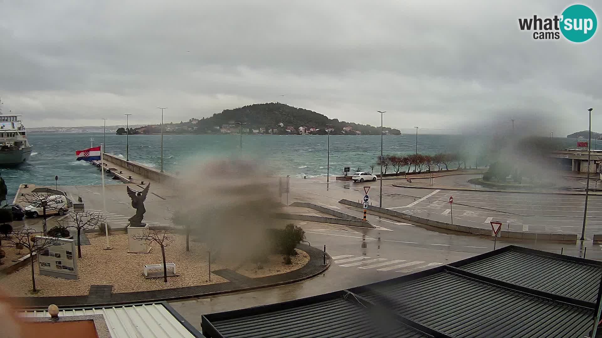 Webcam Ugliano – terminal traghetto da Preko a Zara