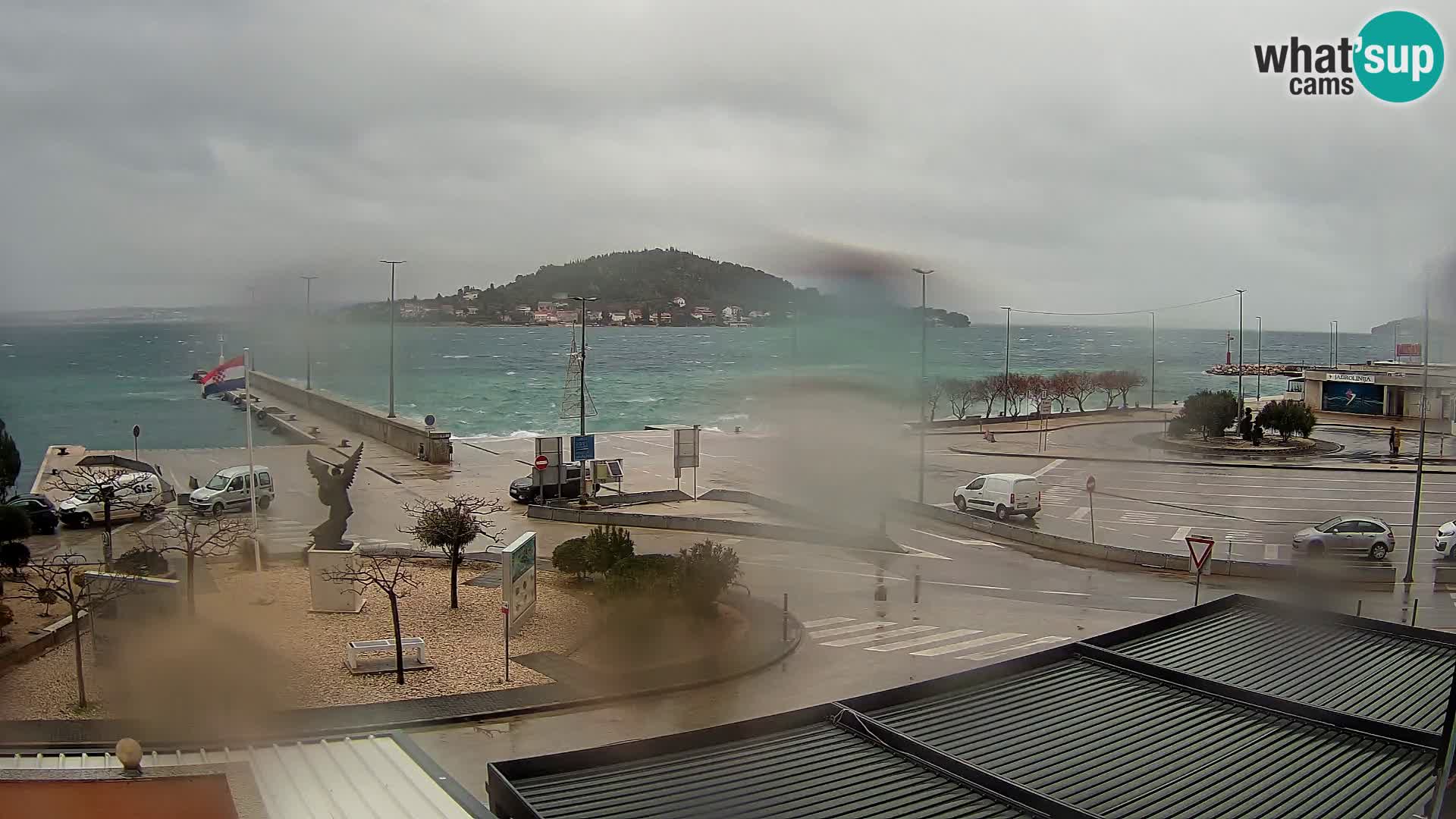 Webcam Ugliano – terminal traghetto da Preko a Zara